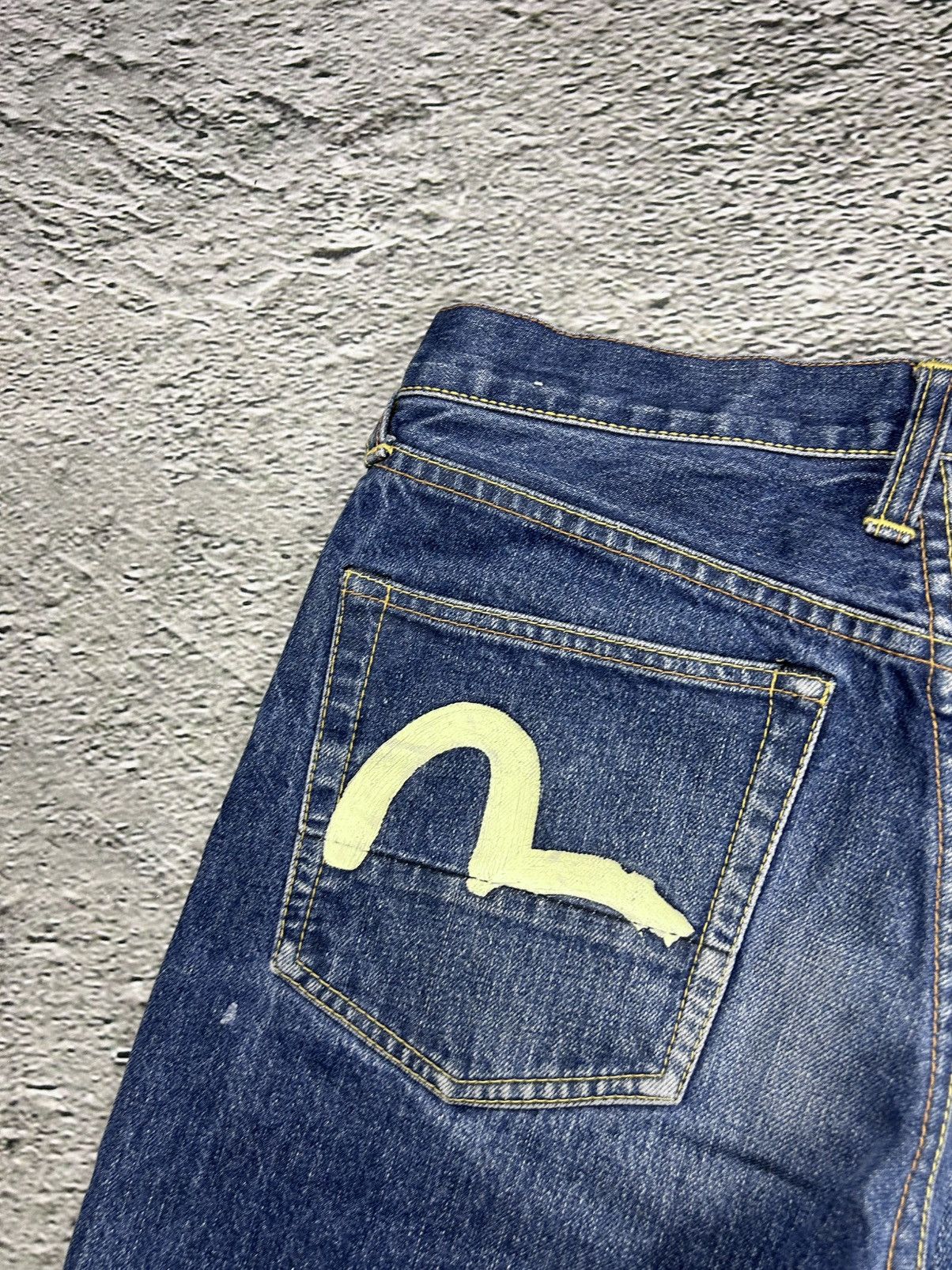 Evisu × Japanese Brand × Vintage Evisu jeans vintage handpainted seagull logo selvedge denim Size US 30 / EU 46 - 3 Thumbnail