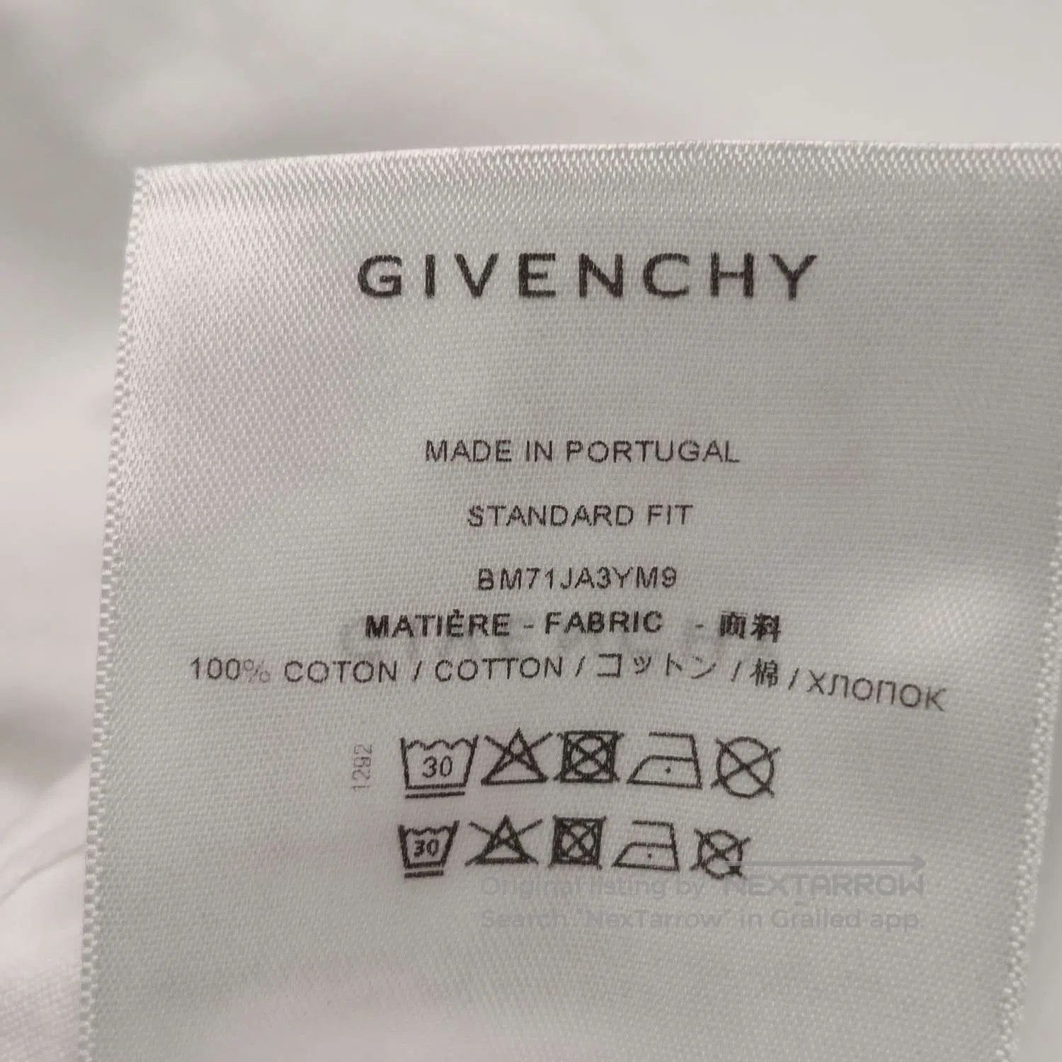Givenchy Givenchy Striped Short-Sleeve Cotton Collared Shirt. Size US M / EU 48-50 / 2 - 9 Thumbnail