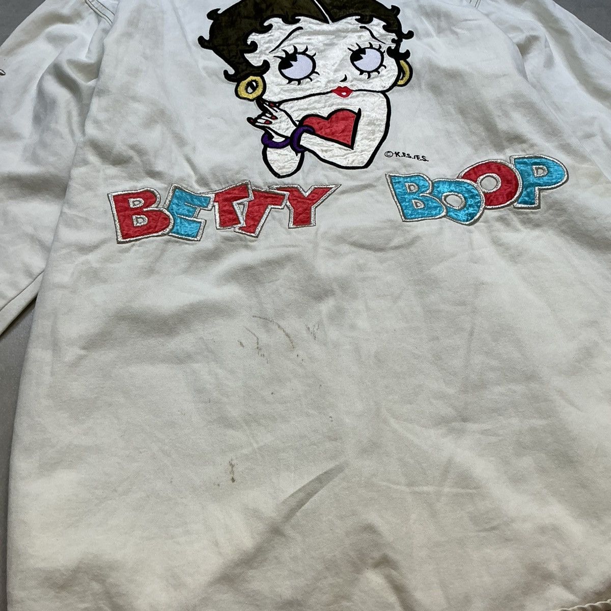 Other 90s Betty Boop Embroidery Shirt Size US M / EU 48-50 / 2 - 14 Thumbnail