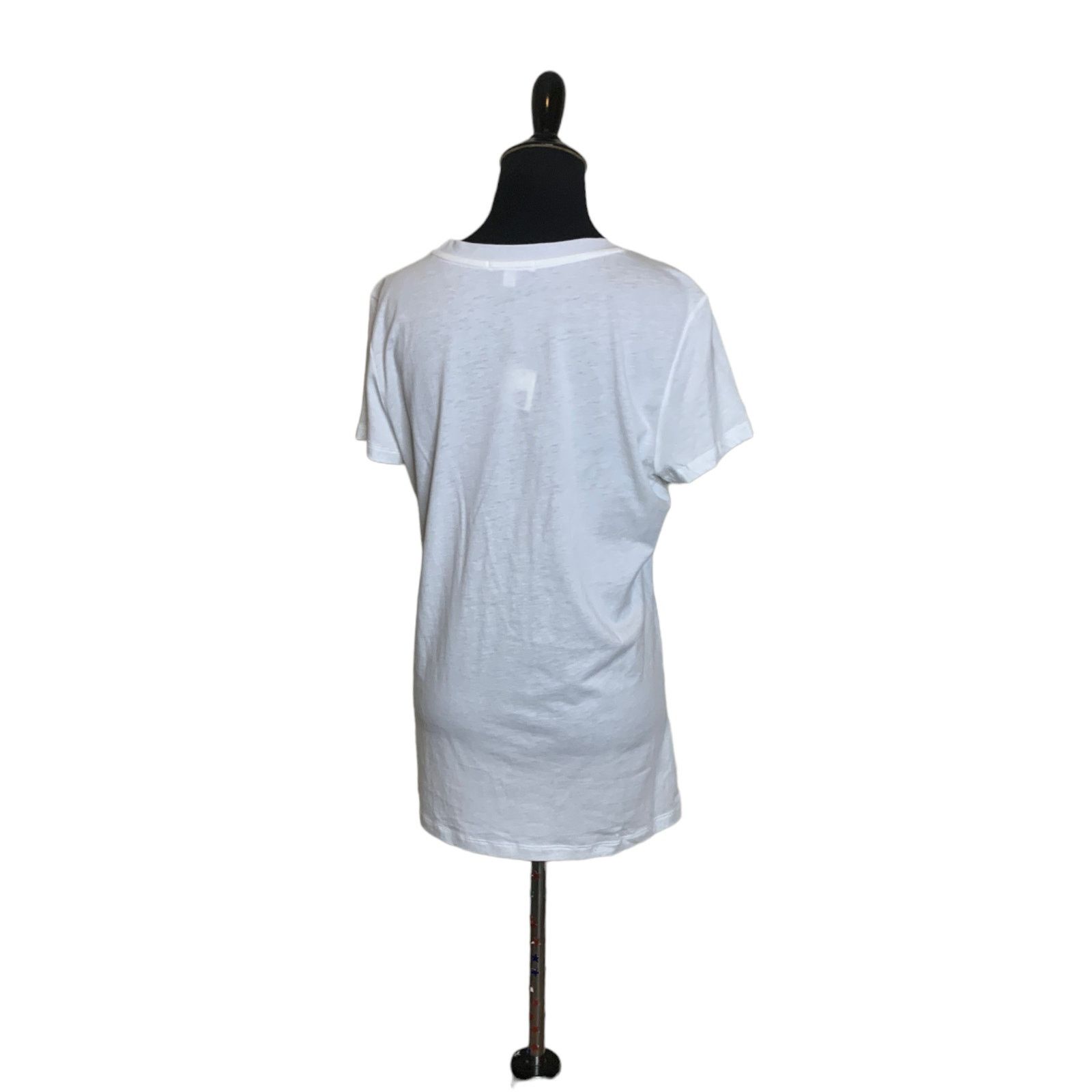 Gap Gap white short sleeves blouse tee size Large Size L / US 10 / IT 46 - 13 Thumbnail