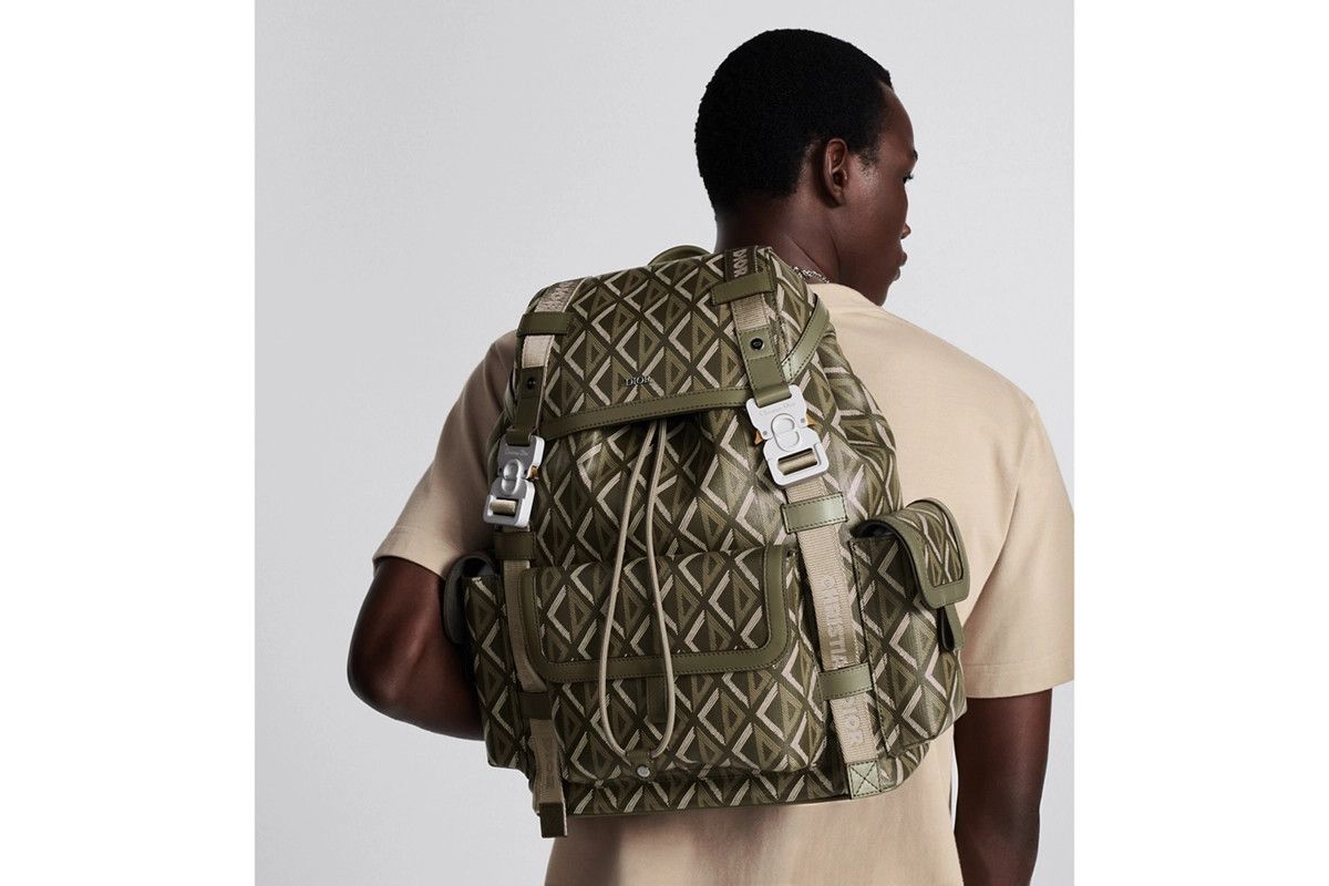 Dior o1bcso1str0226 Size:OS/Hit The Road Backpack in Khaki Green Size ONE SIZE - 6 Thumbnail