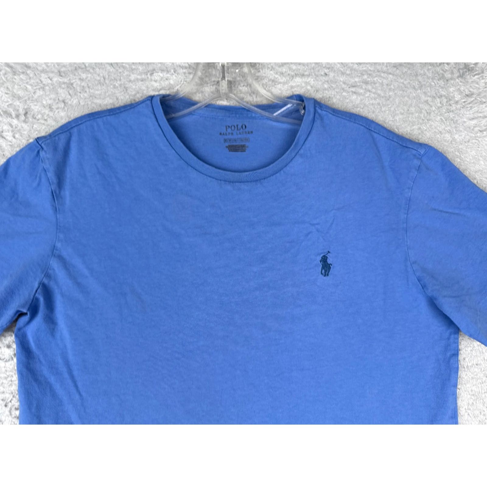 Ralph Lauren Polo Ralph Lauren Shirt Men Small Blue Crew Neck Short Sleeve 100% Cotton Read Size US S / EU 44-46 / 1 - 4 Thumbnail