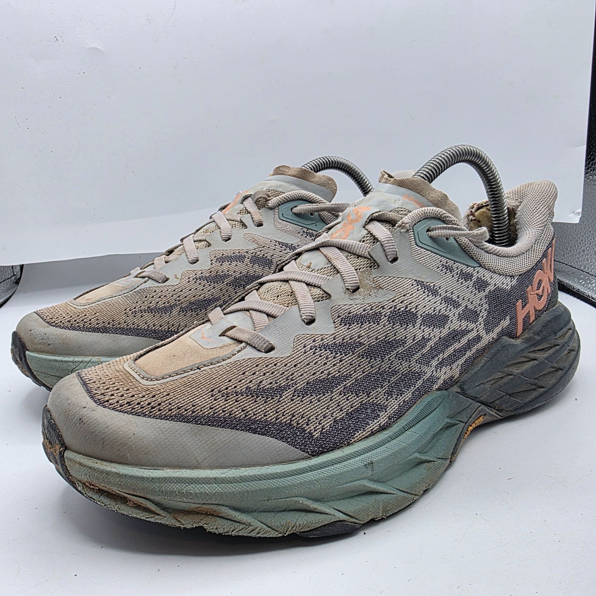 Hoka Hoka One One Speedgoat 5 Womens Size 10 Gray Blue Athletic S Size US 10 / IT 40 - 4 Thumbnail