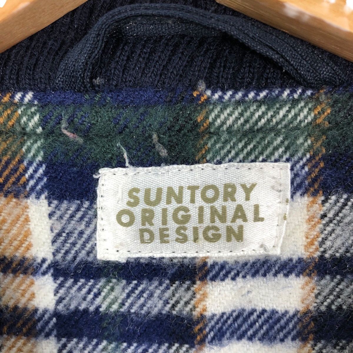 Vintage Vintage SUNTORY BOSS ORIGINAL Coffee Leather Elbow PadJacket Size US M / EU 48-50 / 2 - 7 Thumbnail