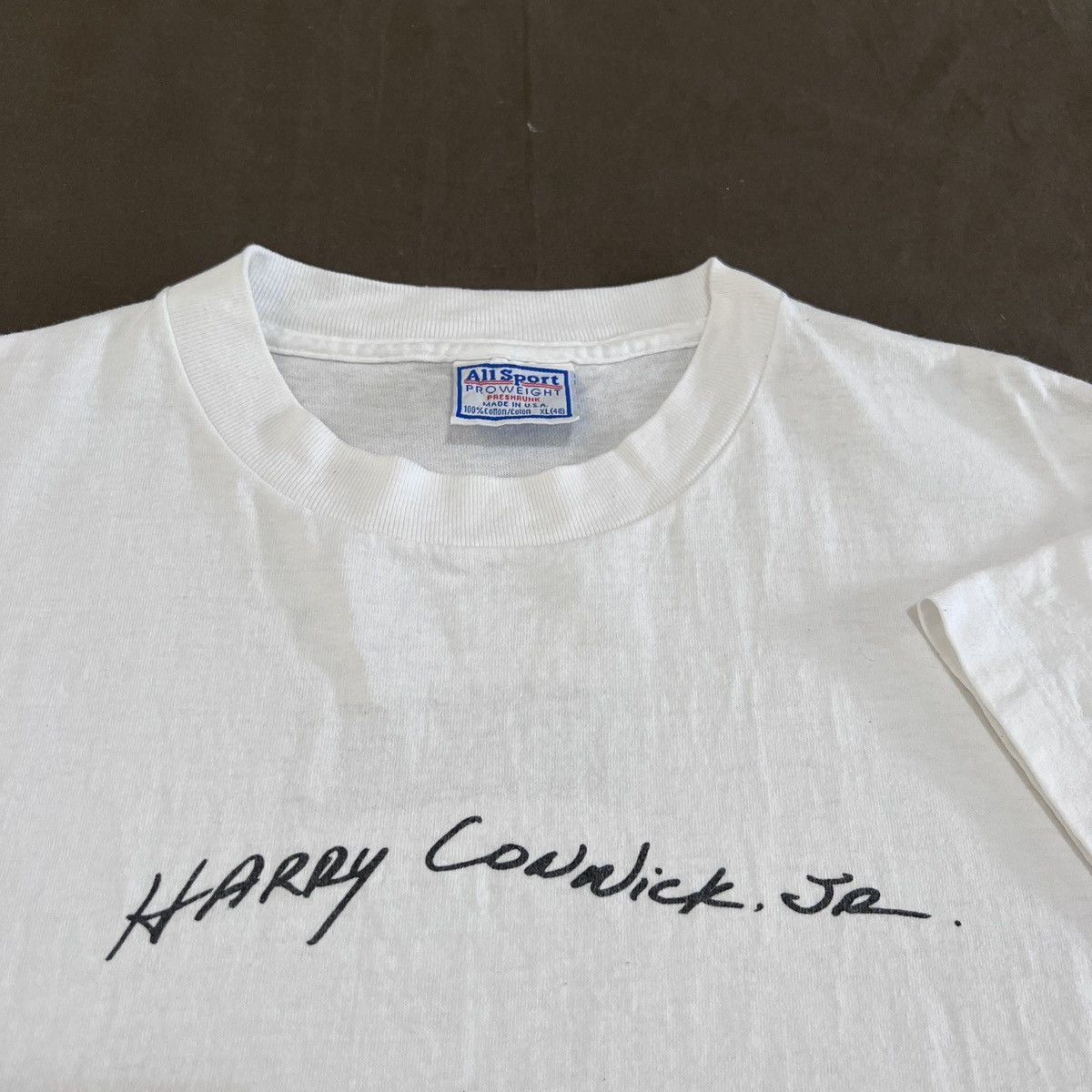Vintage 90s Harry Connick Jr. Tour Tee XL Blues Jazz Soul