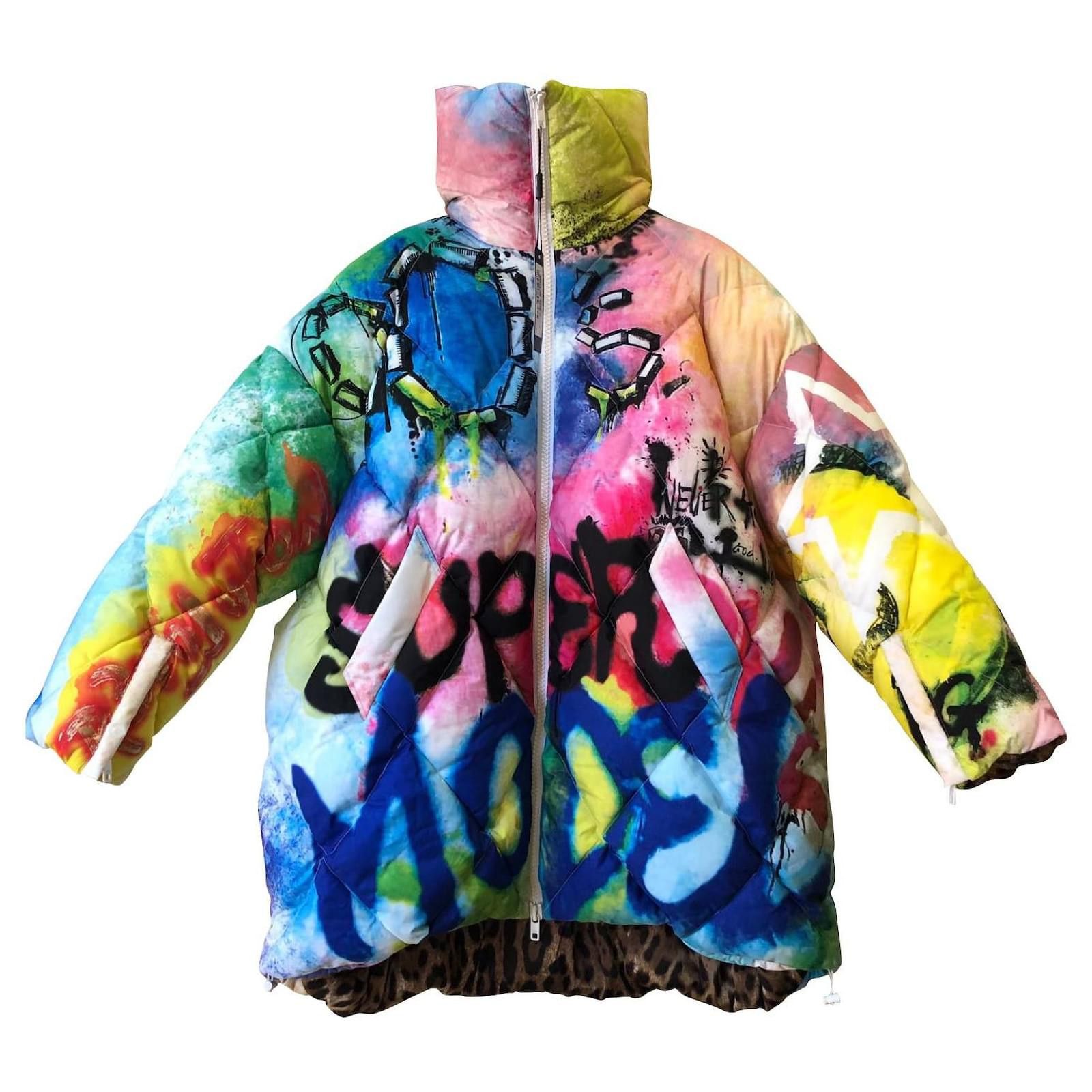 Dolce & Gabbana o1y0825 Hooded Jacket in Multicolor Size M / US 6-8 / IT 42-44 - 1 Thumbnail