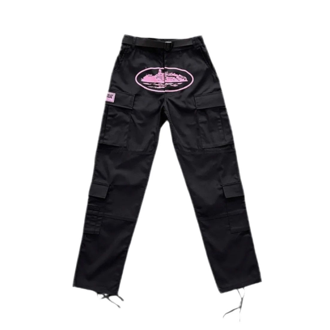 値下げ○Corteiz Cargo Pants Black / pink Corteiz black/pink cargos
