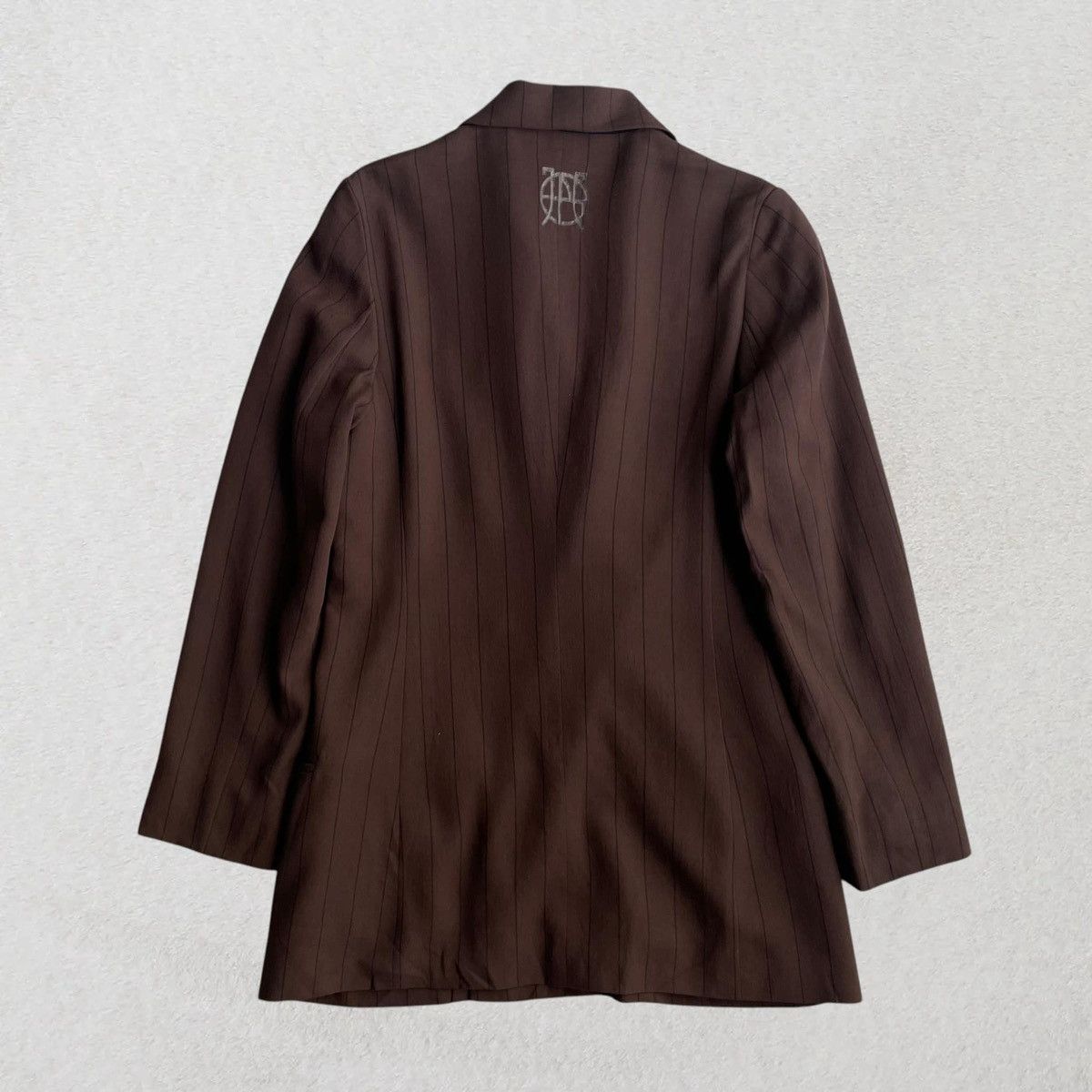 Designer × Jean Paul Gaultier 2003 Jean Paul Gaultier Chocolate Brown Blazer Size 38R - 6 Thumbnail