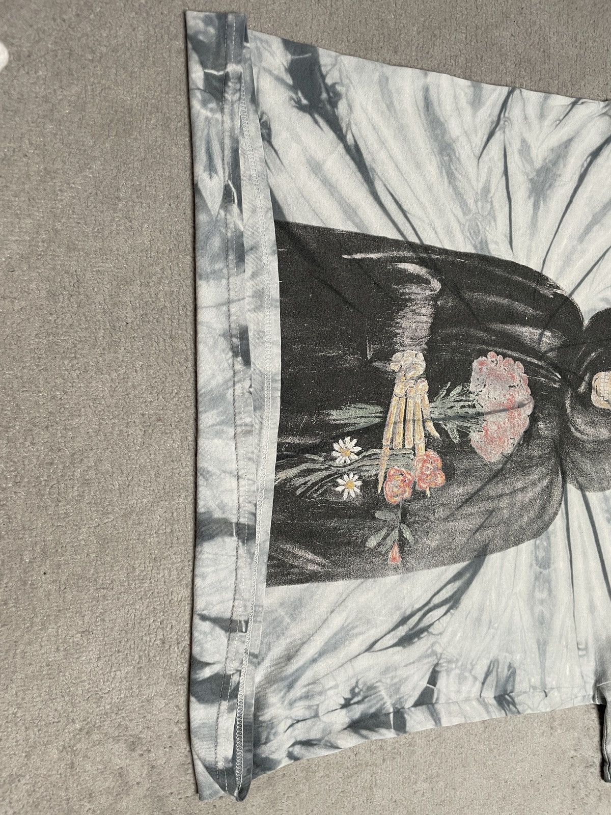 Yeezy Vintage Grey Blue Tie-Dye T-Shirt Tee Kanye West Yeezy Rose Size US L / EU 52-54 / 3 - 3 Thumbnail