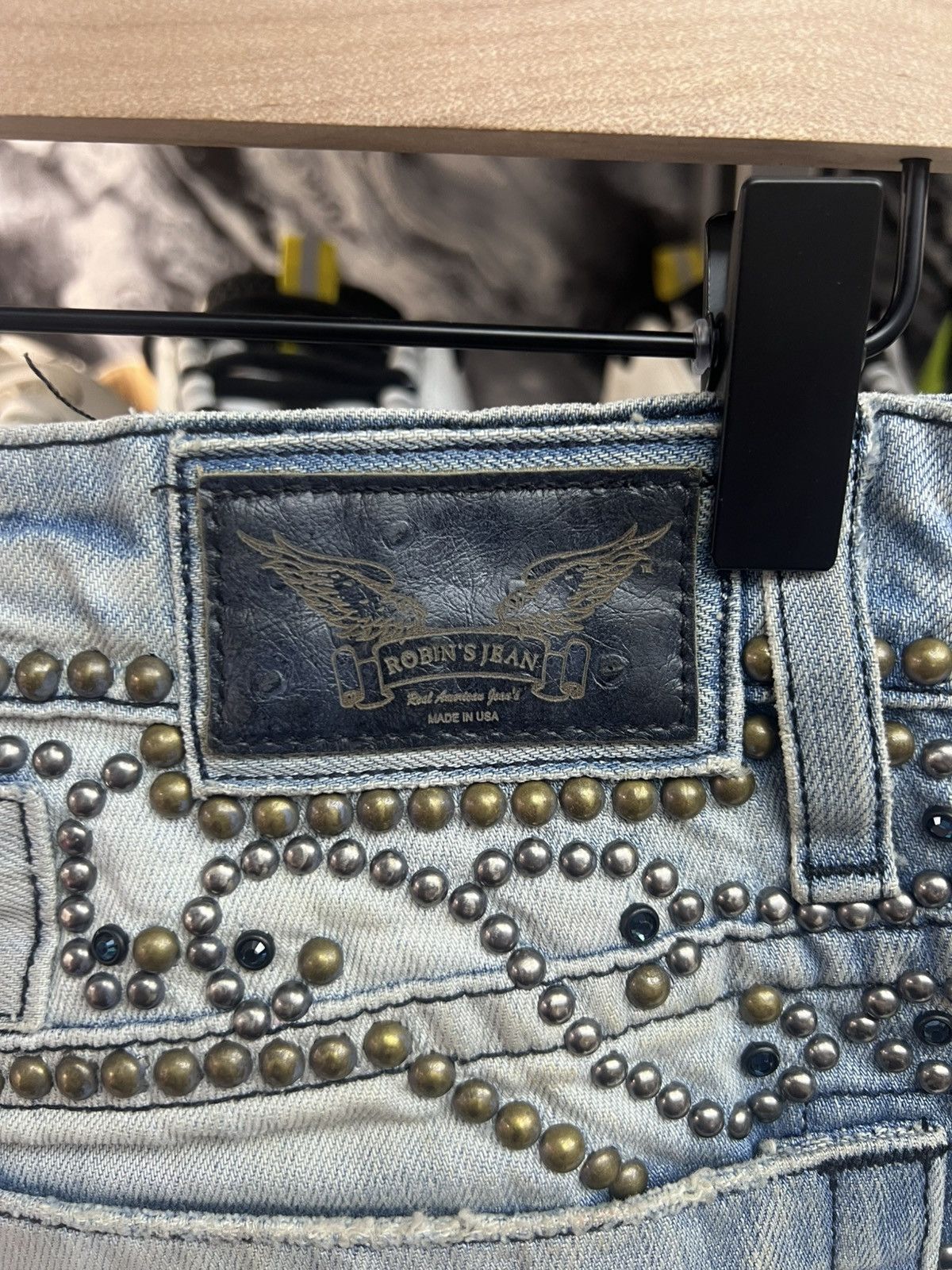 Robins Jeans Robin Blue Denim Jeans Size US 32 / EU 48 - 6 Thumbnail