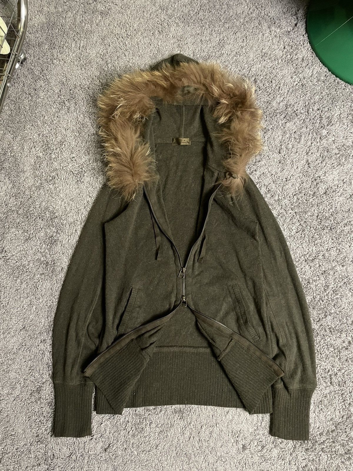GOA GOA Fur Double Zipper Hoodie Size US XS / EU 42 / 0 - 2 Thumbnail