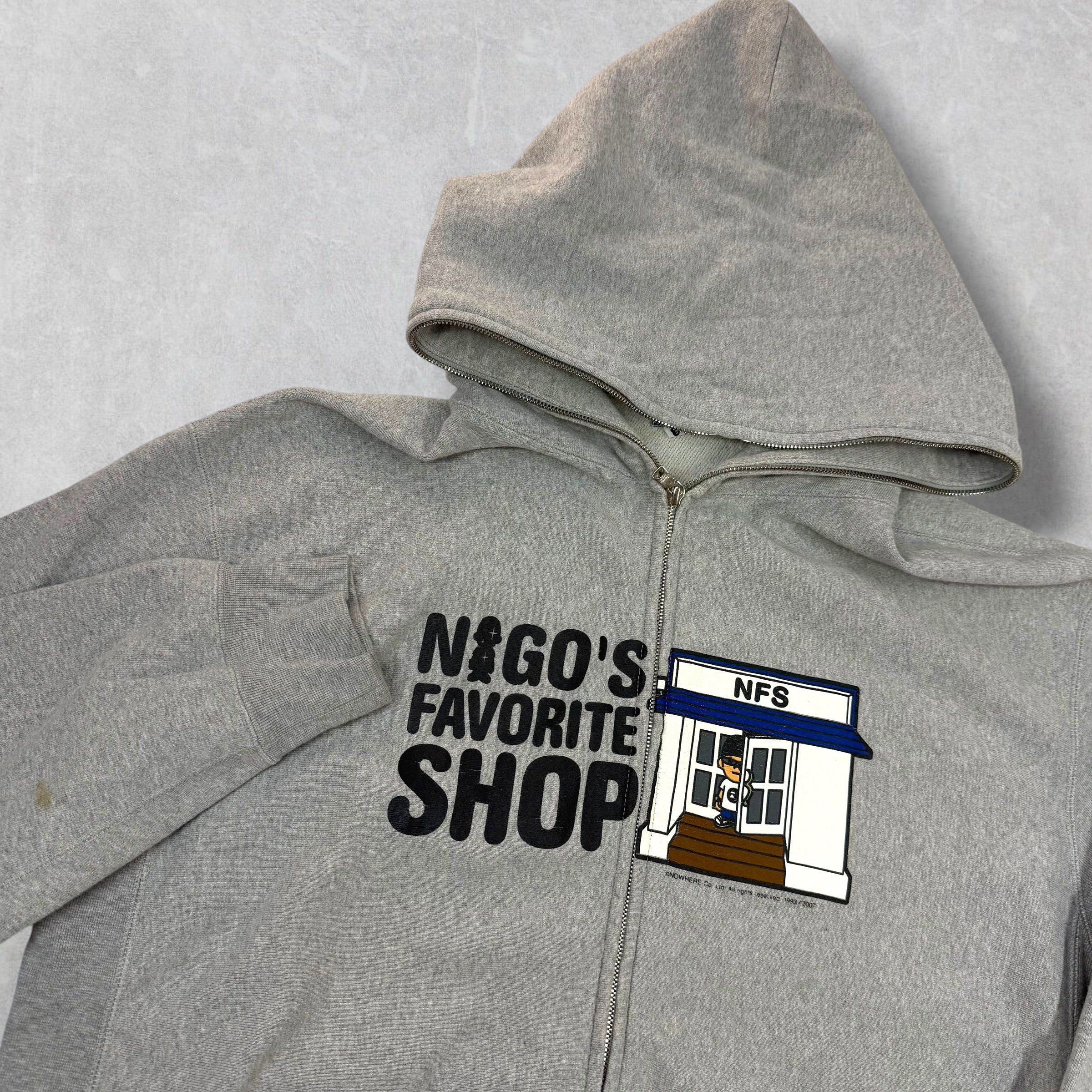 Bape Bape 'Nigo's Favorite Shop' Full Zip Hoodie XL Size US XL / EU 56 / 4 - 3 Thumbnail