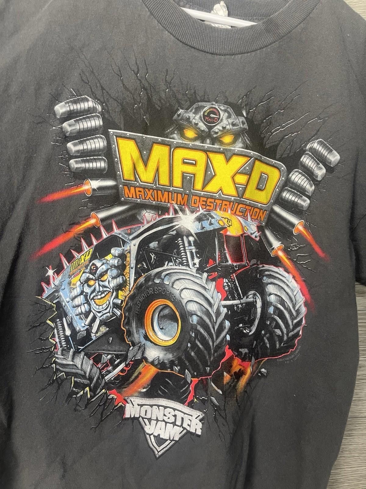 The Unbranded Brand Max-D Monster Jam Y2K Graphic T Grunge Youth L Size US L / EU 52-54 / 3 - 3 Thumbnail