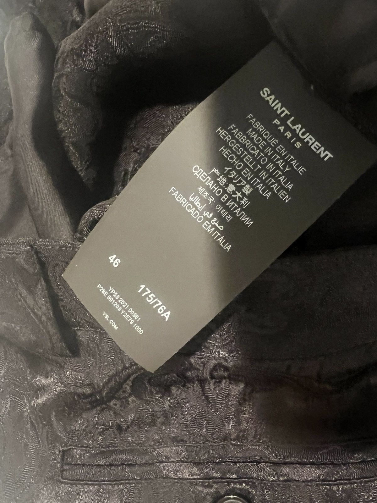 Saint Laurent Paris Saint Laurent jacquard pants. 46/30. $1650 Size US 30 / EU 46 - 10 Thumbnail
