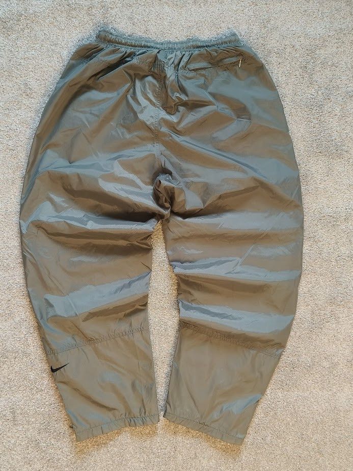 Nike 90s Baggy Shell Track Ankle Black Swoosh Athletic Gear