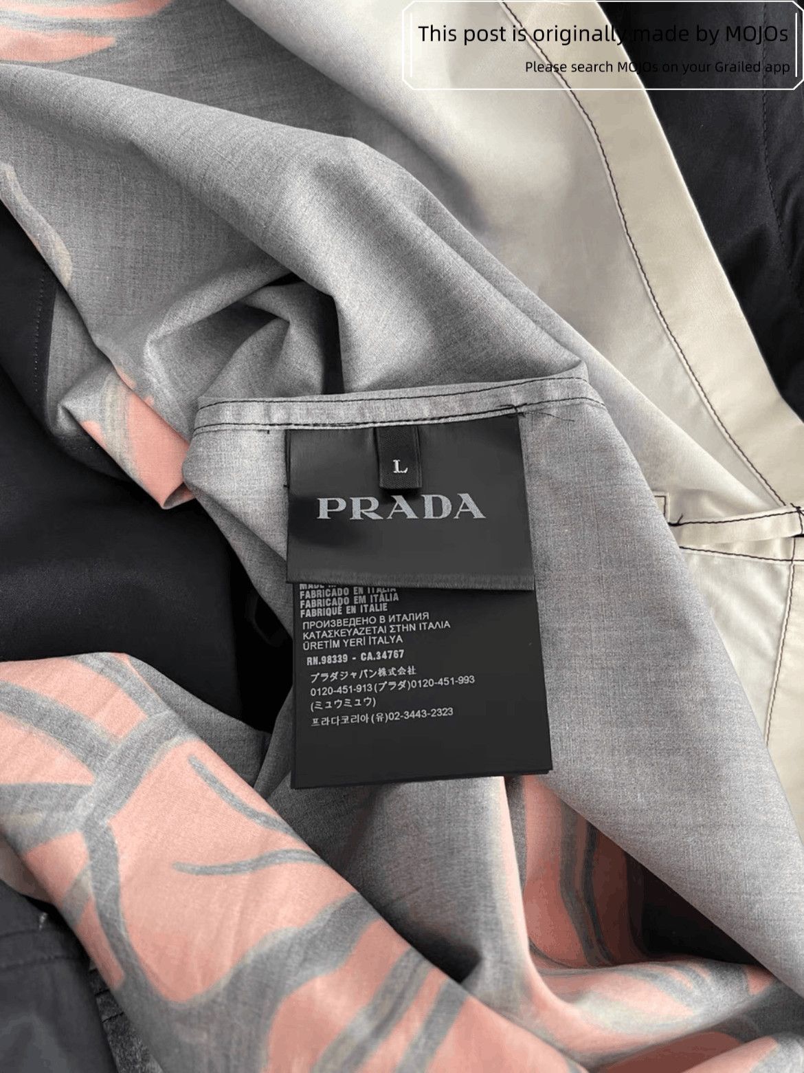 Prada Prada Flower Print Hawaii Shirt Size US L / EU 52-54 / 3 - 4 Thumbnail