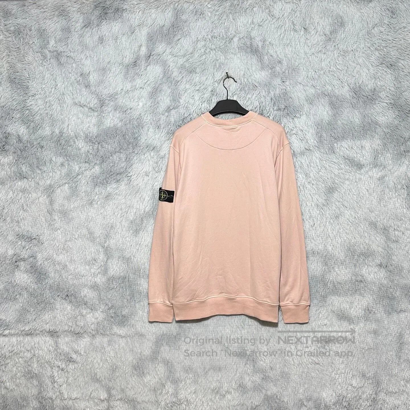Stone Island pink stone island crewneck sweatshirt XXL. Size US XXL / EU 58 / 5 - 2 Thumbnail