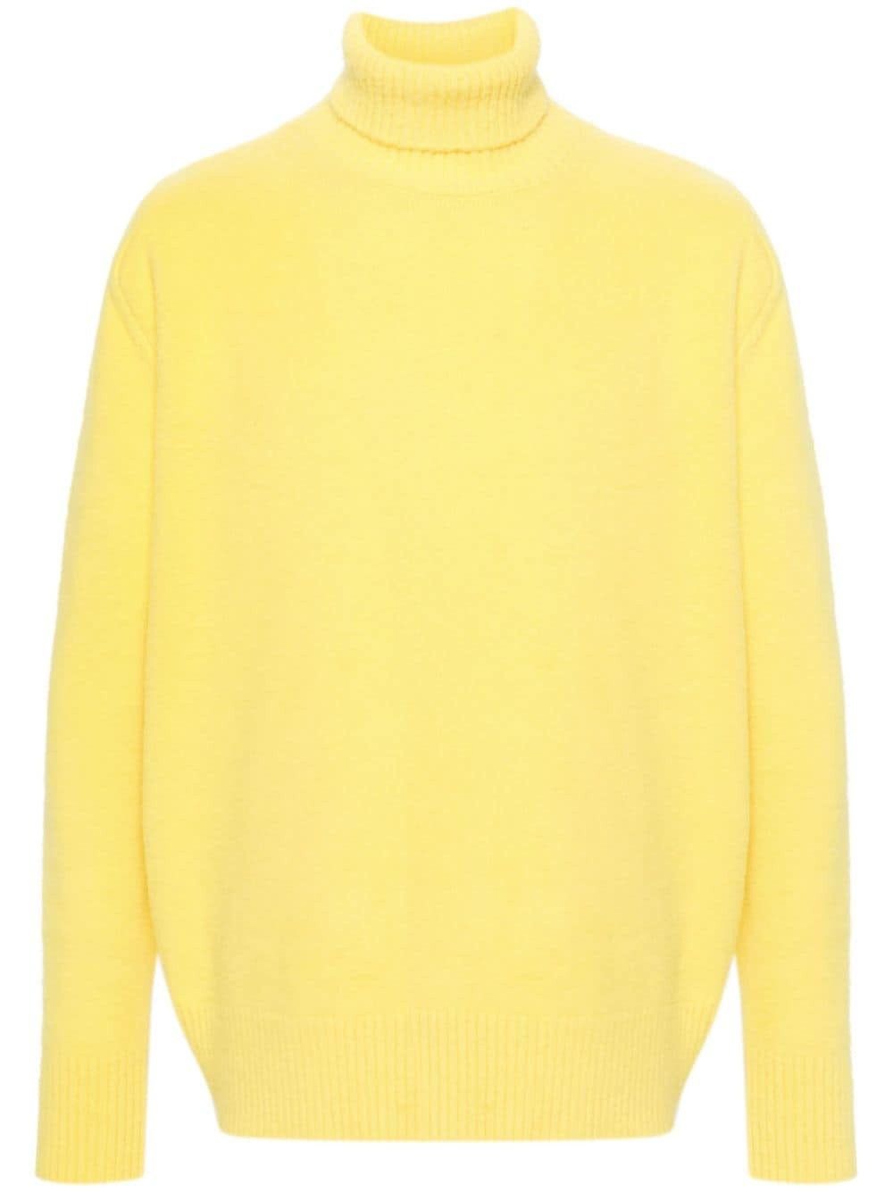 o1y0225 Turtleneck Sweatshirt in Yellow