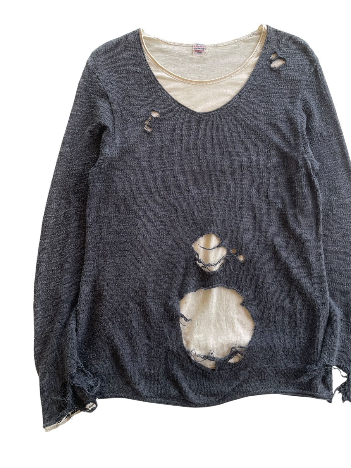 Ordinary Fits Vintage Recycle Cotton Ordinary Distressed Sunfaded Shirt Size US M / EU 48-50 / 2 - 5 Thumbnail