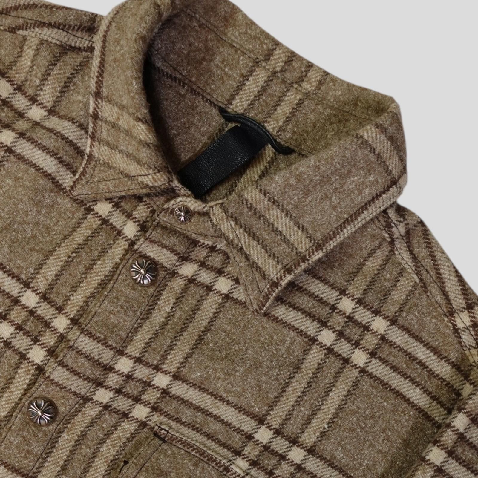 Chrome Hearts Chrome Hearts Flannel in Khaki - Large Size US L / EU 52-54 / 3 - 2 Thumbnail