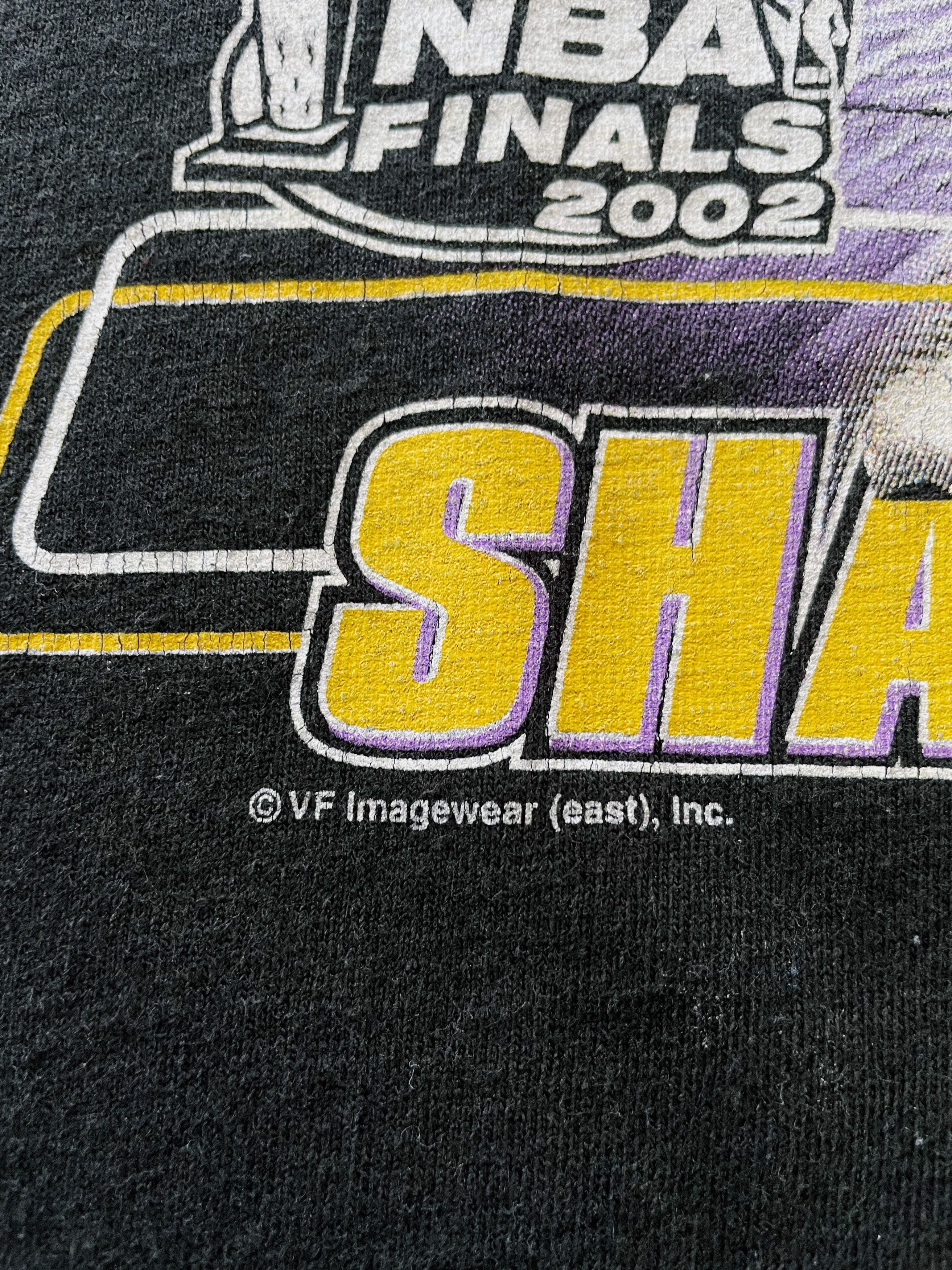 NBA Vintage 2002 NBA Finals MVP Shaquille O'Neal T-shirt Size US XL / EU 56 / 4 - 4 Thumbnail