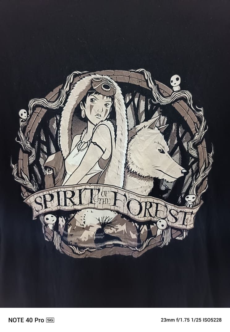 Anime Princess Mononoke bootleg anime shirt Size US L / EU 52-54 / 3 - 3 Thumbnail