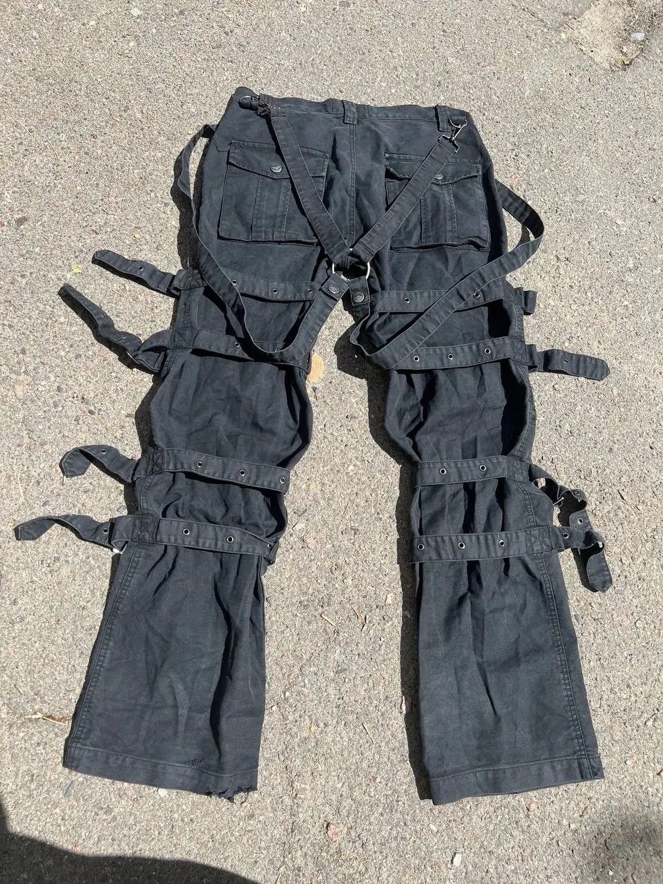 Vintage Vintage Y2K Queen of Darkness Harness Bondage Pun Goth Opium Size US 32 / EU 48 - 11 Thumbnail