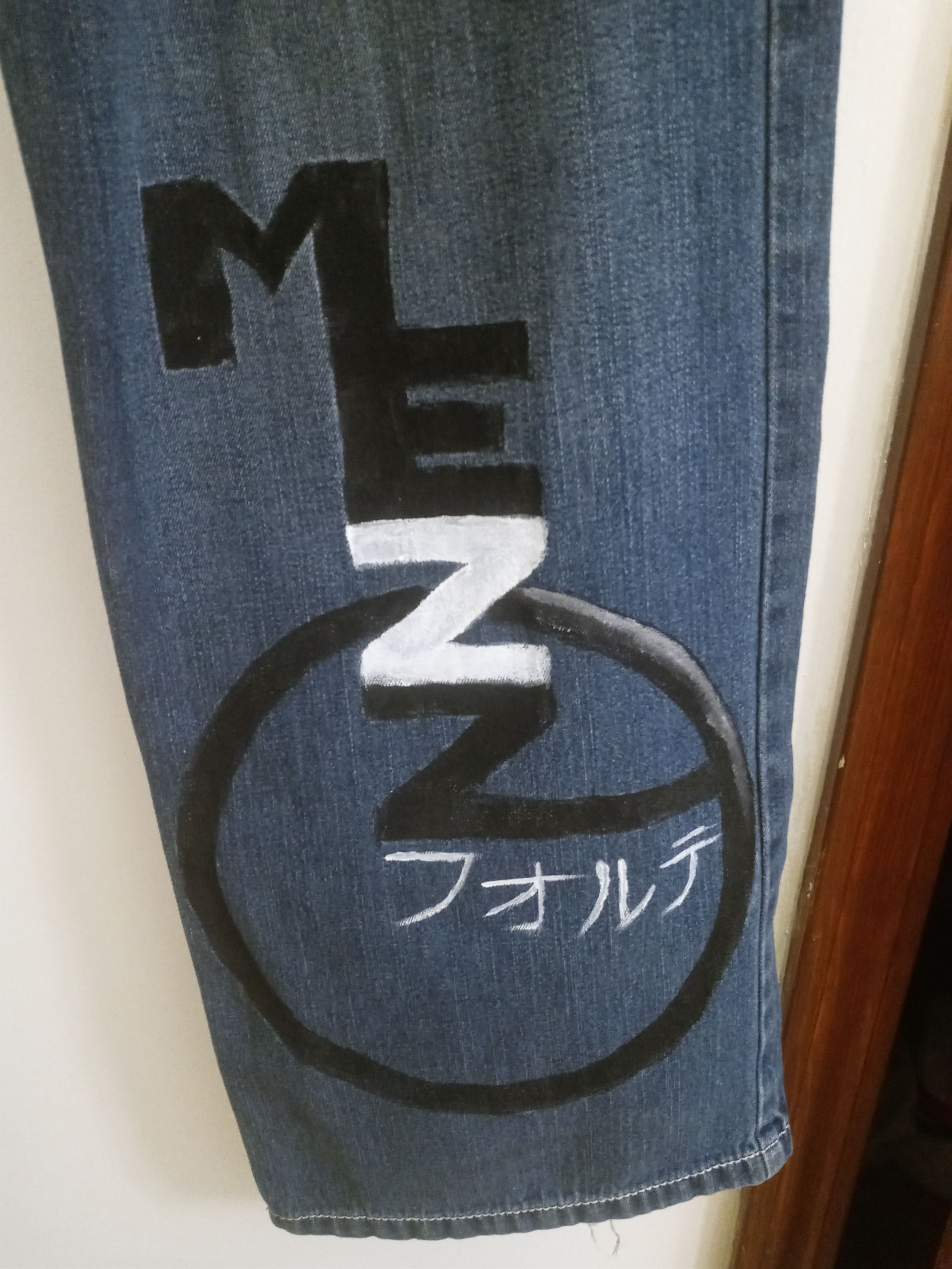 Other Mezzo Forte custom hand painted jeans Size US 32 / EU 48 - 3 Thumbnail