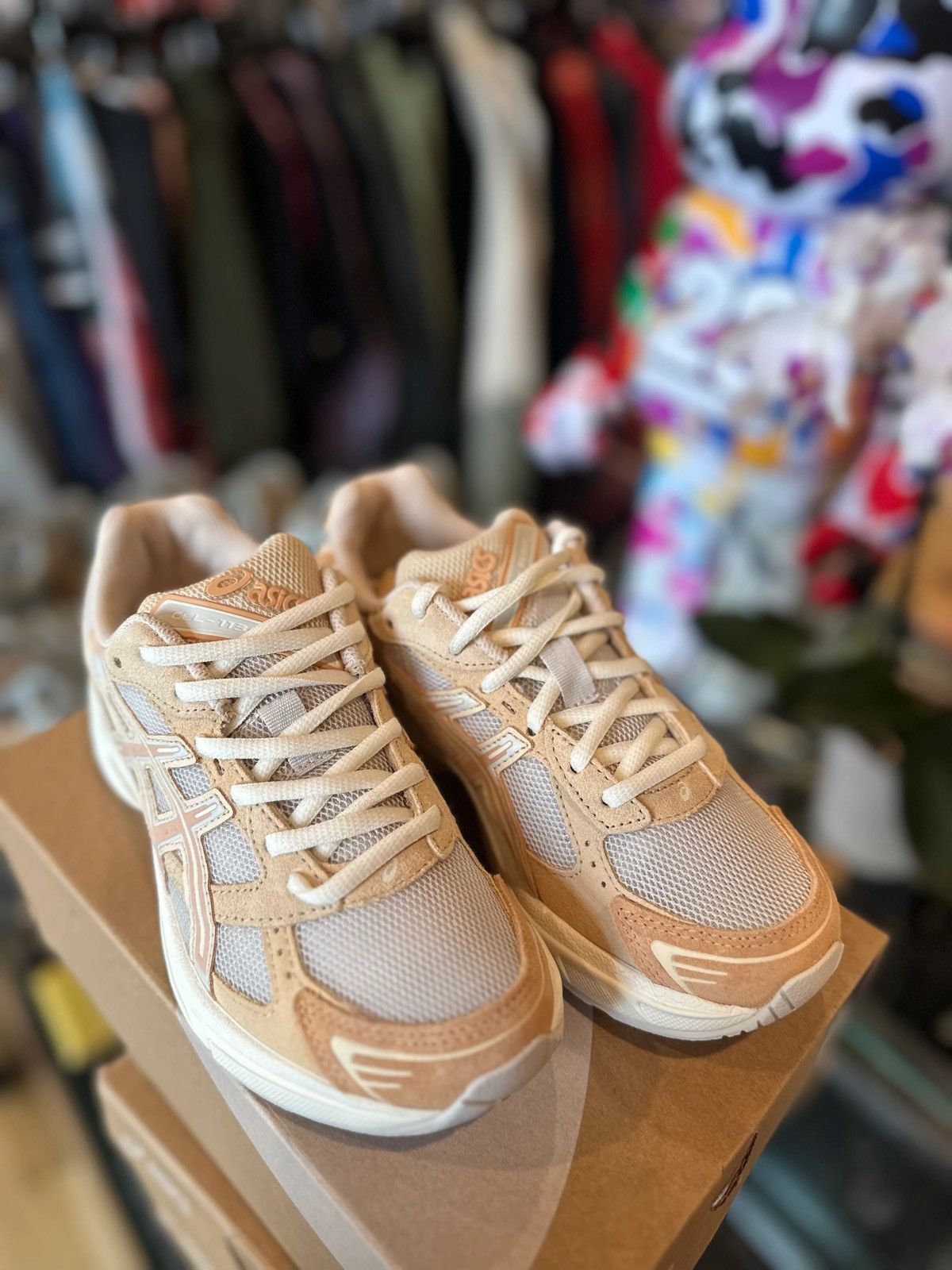 Asics ASICS Gel-1130 Smoke Grey/Honey Beige DS OG Size 4Y/5.5W Size US 5.5 / IT 35.5 - 2 Thumbnail