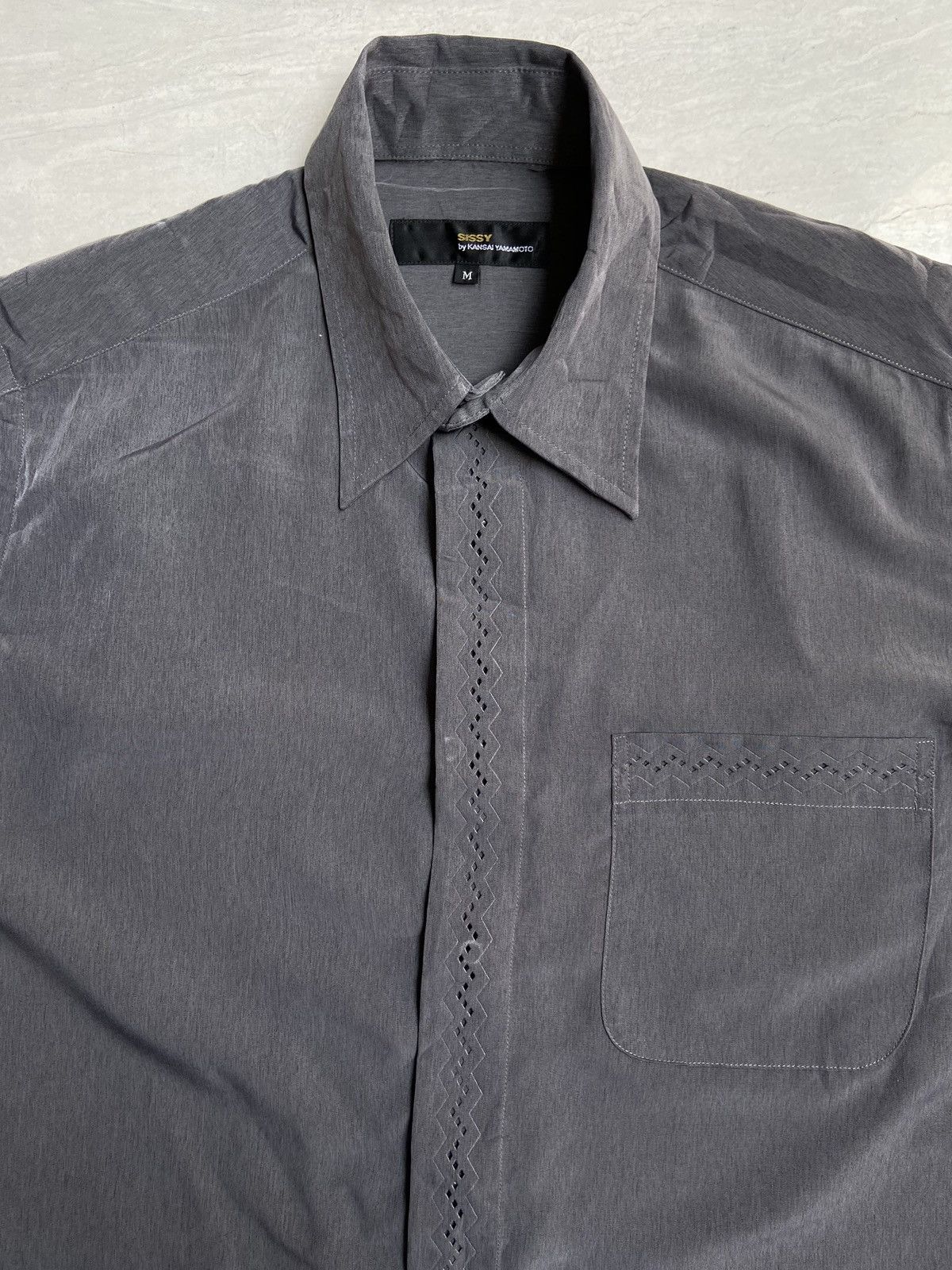 Japanese Brand × Kansai Yamamoto SISSY By KANSAI YAMAMOTO Grey Shirt Size US M / EU 48-50 / 2 - 5 Thumbnail