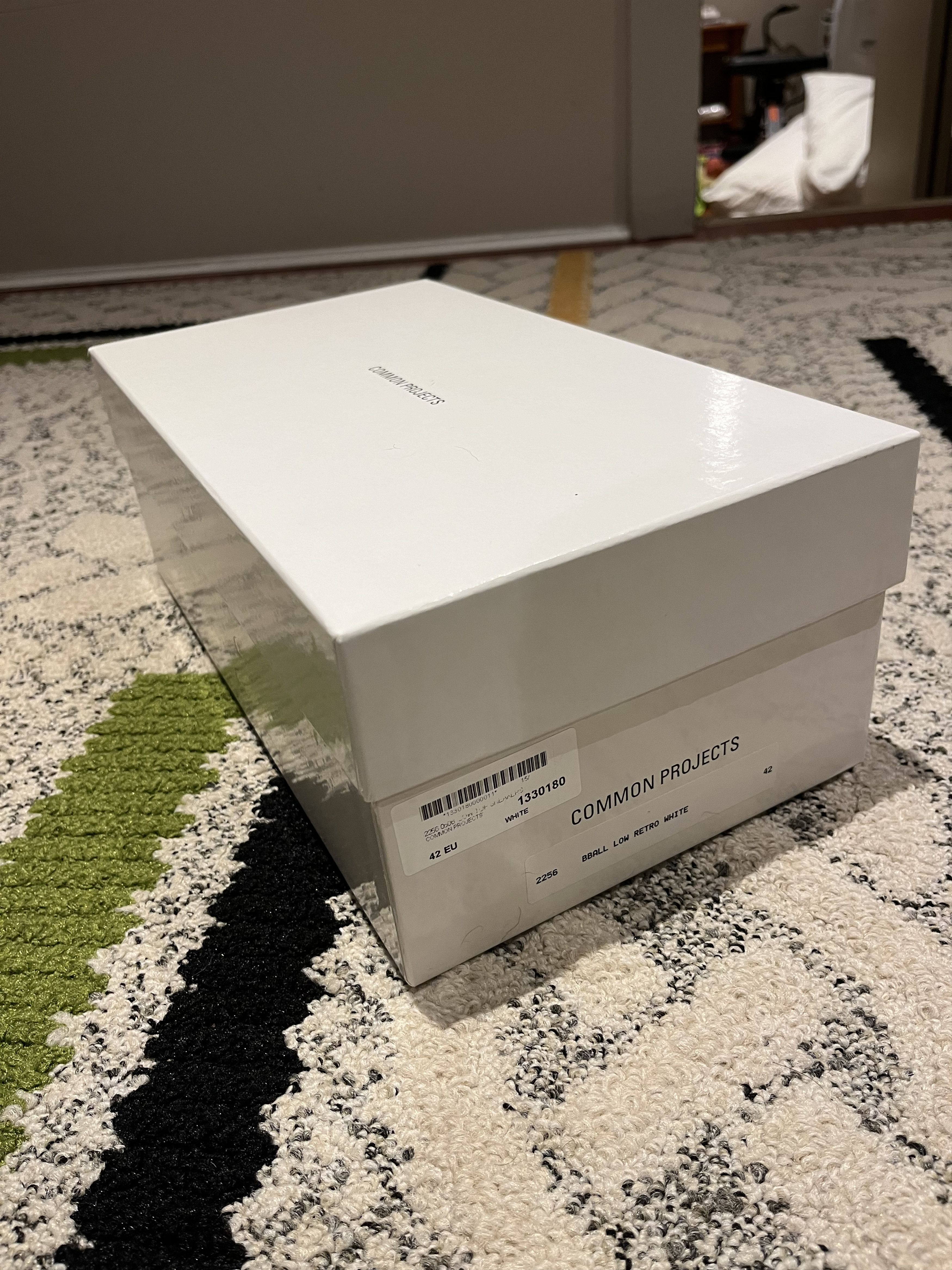 image of Common Projects Bball Low Retro White Shoes, Men's (Size 9)
