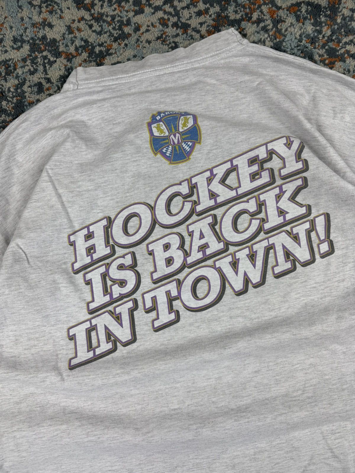 Other Vintage 90s Munchen Barons hockey Bundesliga graphic tee Size US XL / EU 56 / 4 - 6 Thumbnail