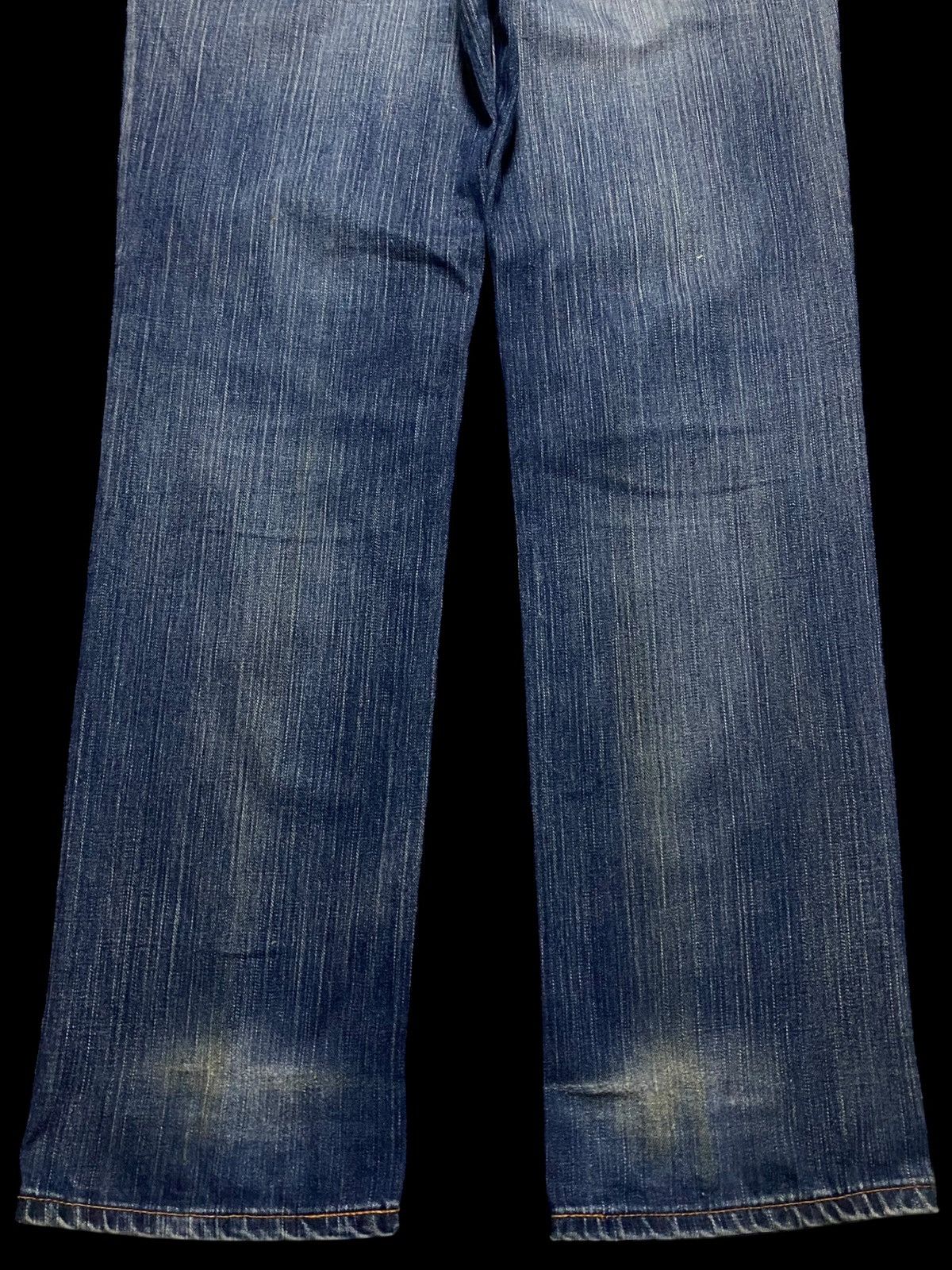 Edwin Vintage Japan Edwin Blue Wash Distressed Slim Jeans Size US 36 / EU 52 - 6 Thumbnail