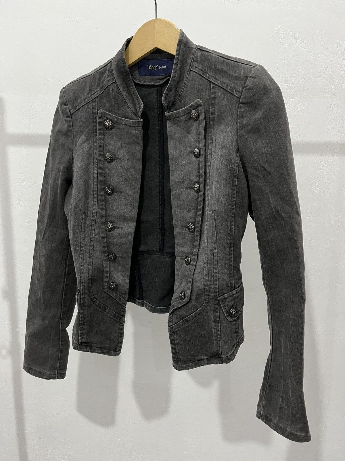 Share Spirit Homme LESHOP JEANS NAPOLEON JACKET BUTTONLESS Size US S / EU 44-46 / 1 - 1 Thumbnail