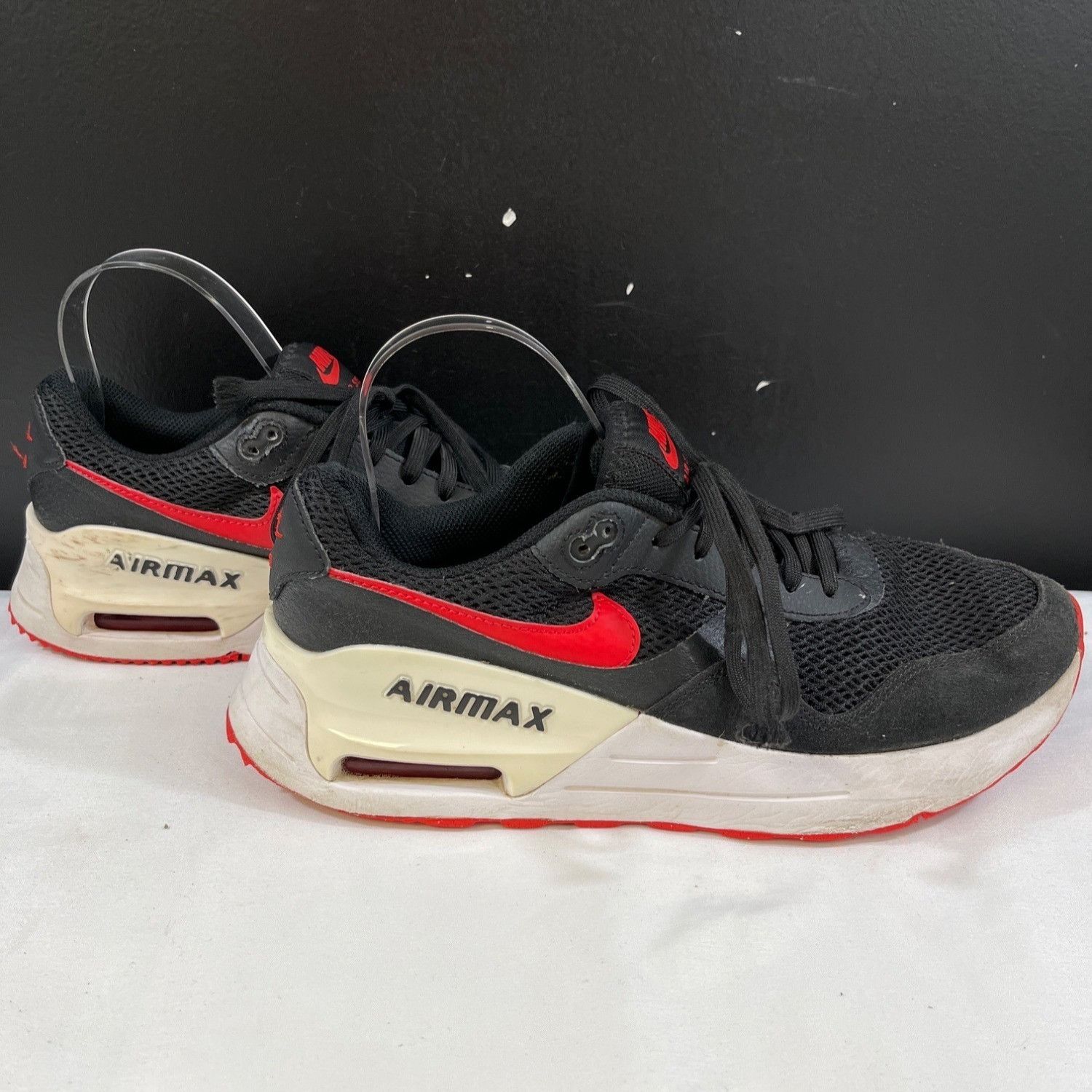 Nike Nike Air Max System Mens Black Running Sneakers Size 8.5 SKU Size US 8.5 / EU 41-42 - 1 Thumbnail