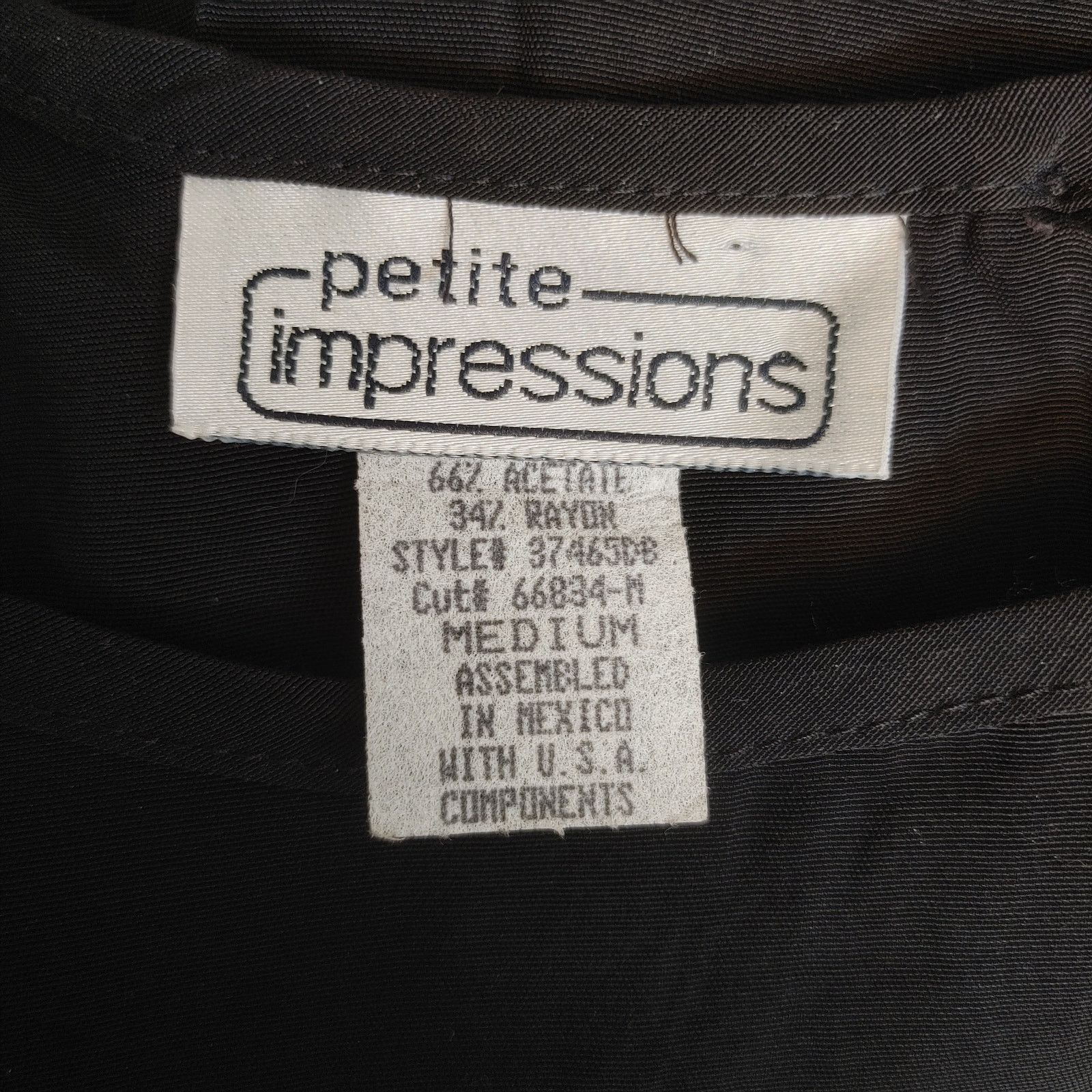 Other Petite Impressions Women's M Gray Basic Casual T-Shirt Size M / US 6-8 / IT 42-44 - 3 Thumbnail