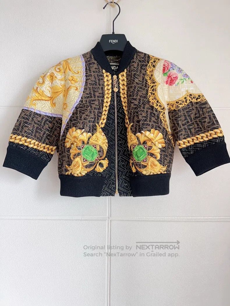 Fendi Fendi 100% silk short jacket Size XS / US 0-2 / IT 36-38 - 1 Thumbnail