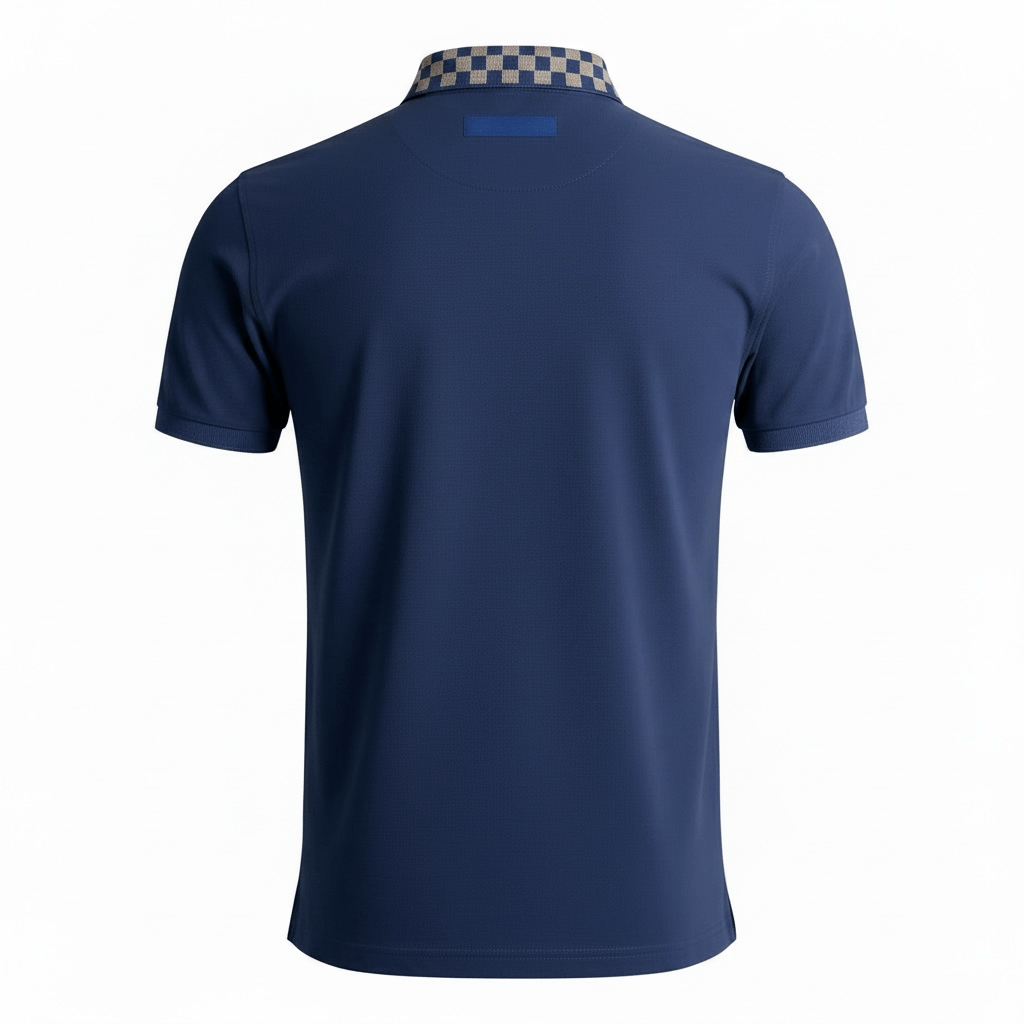 Other Men's navy blue polo-shirt, size Large Size US L / EU 52-54 / 3 - 3 Thumbnail