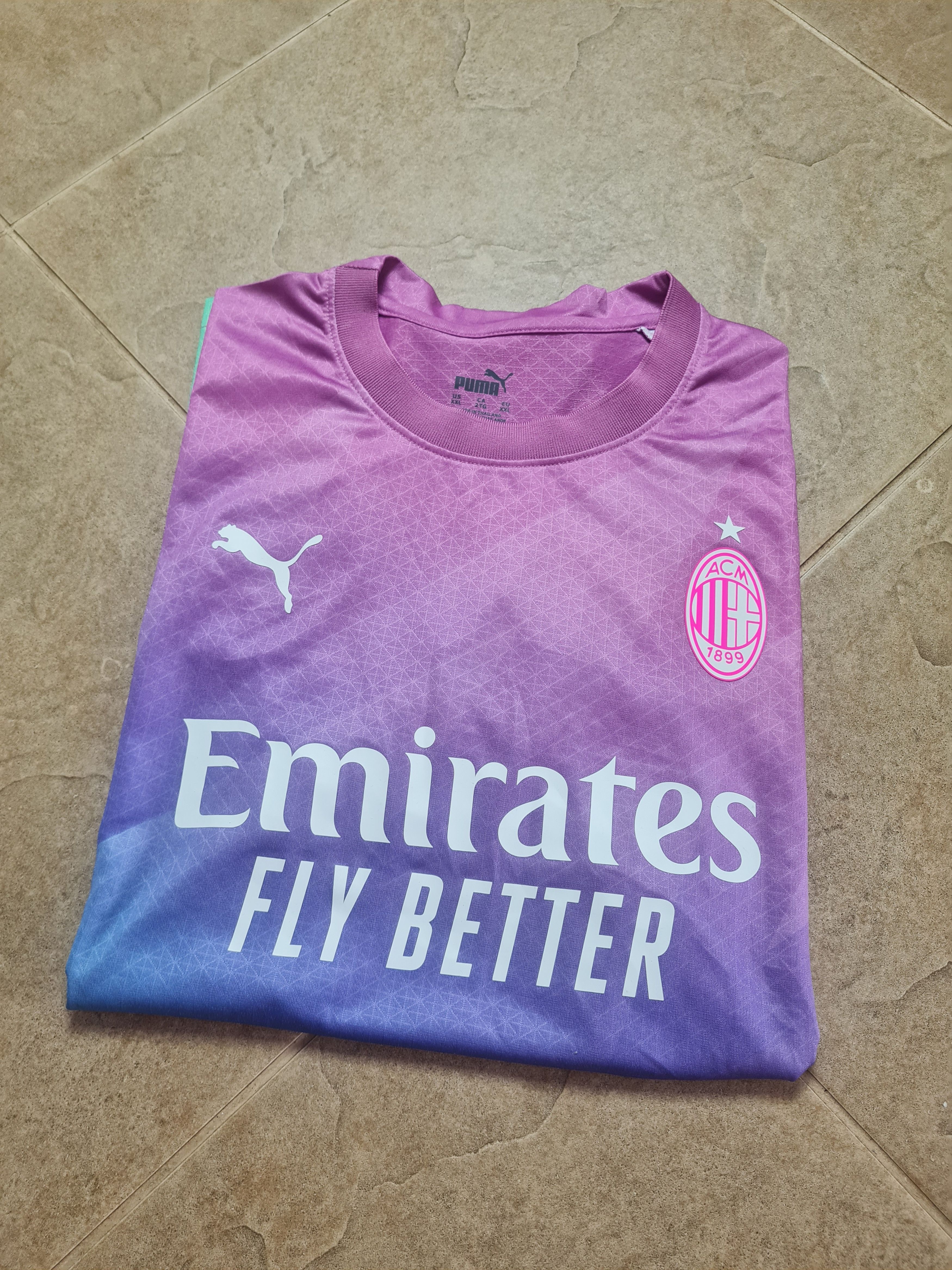 Puma Football T-shirts Men's Jersey Puma AC MILAN JERSEY Soocer Size US XL / EU 56 / 4 - 17 Thumbnail