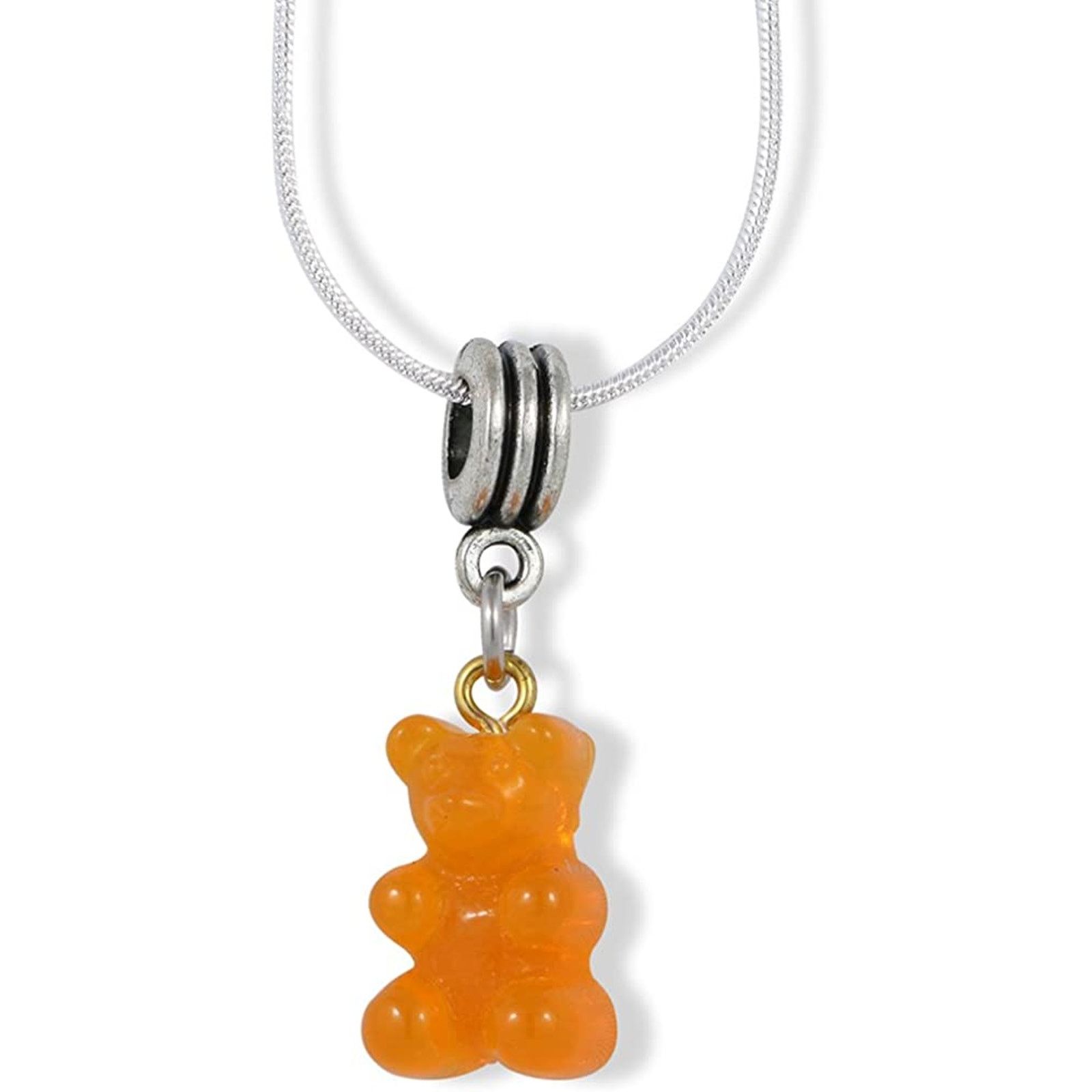 & Other Stories Gummy Bear Orange Charm Snake Chain Necklace Size ONE SIZE - 1 Thumbnail