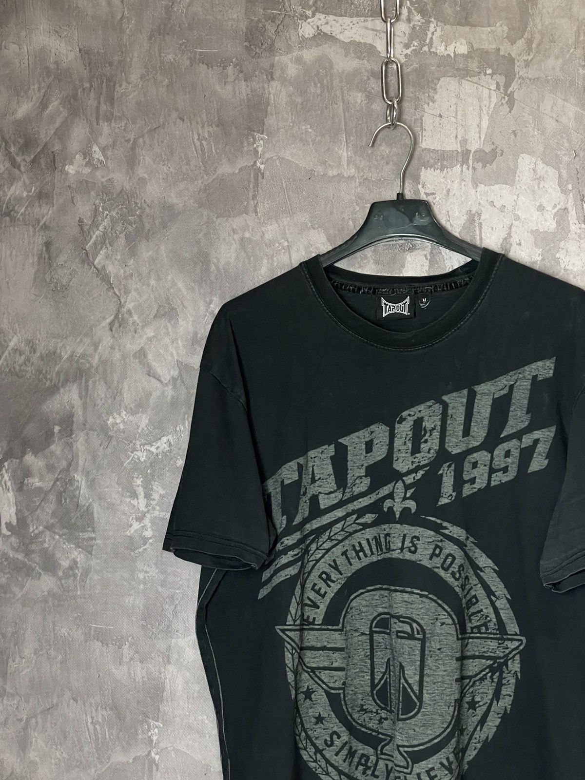 Affliction × Tapout × Vintage CRAZY Vintage Y2K Affliction UFC Style Tapout T-Shirt Tee Size US M / EU 48-50 / 2 - 4 Thumbnail