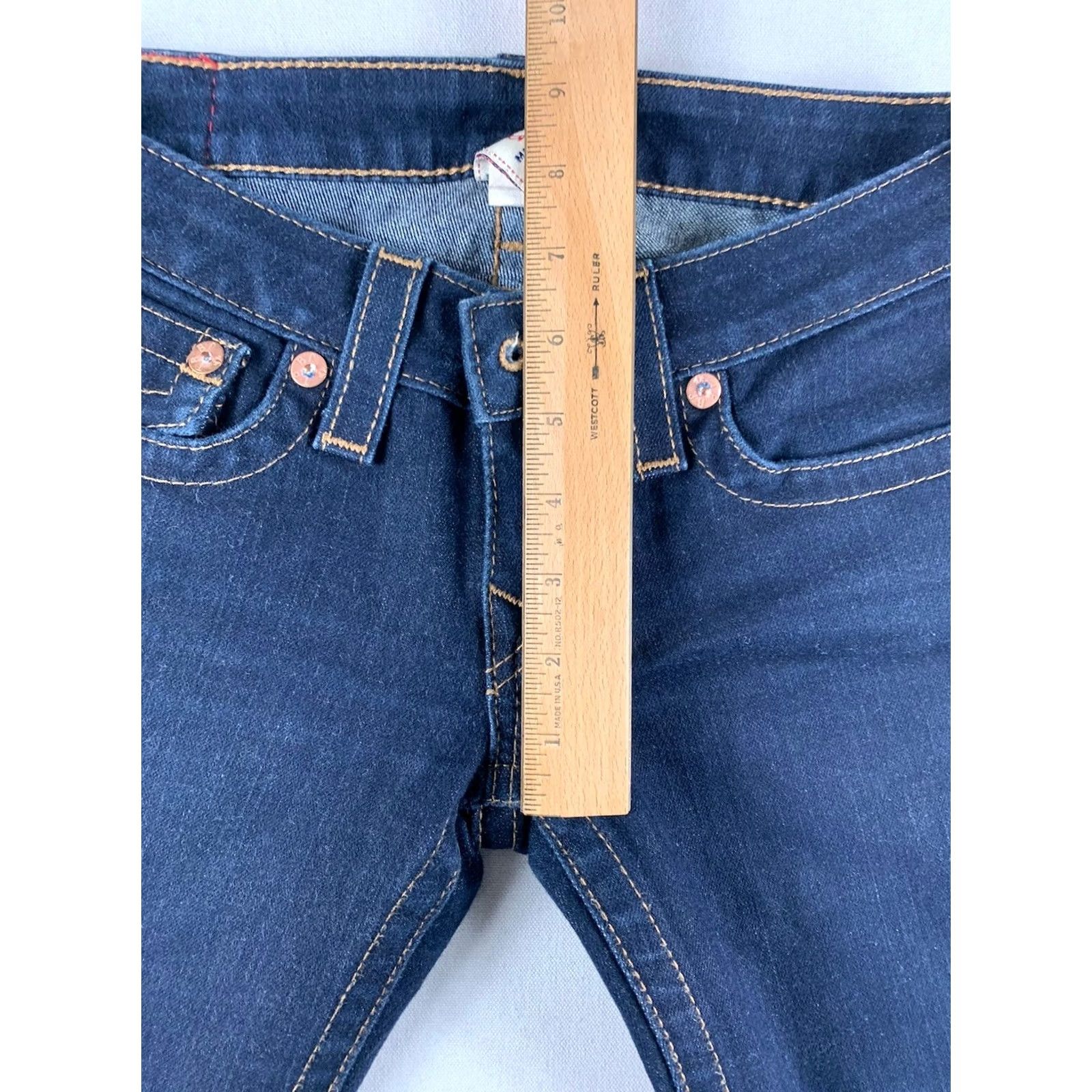 True Religion True Religion Julie Jeans Womens Size 25 Blue USA Size 42" / US 20 - 4 Thumbnail