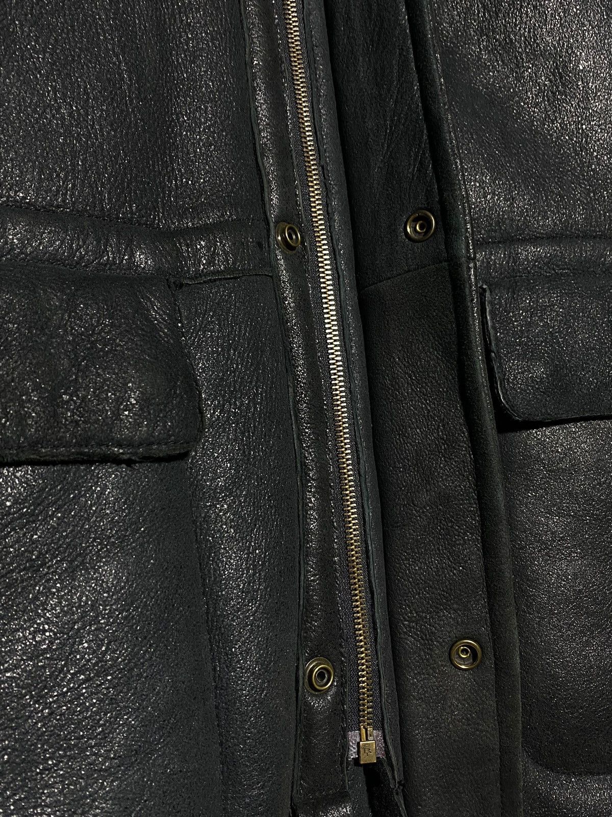 Versace Versace Classic V2 Shearling Jacket Black Vintage Rare Coat Size US XL / EU 56 / 4 - 16 Thumbnail