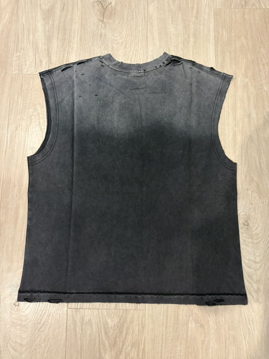 Vale Vale Black “La Flor” Muscle Tee Size Small Size US S / EU 44-46 / 1 - 3 Thumbnail