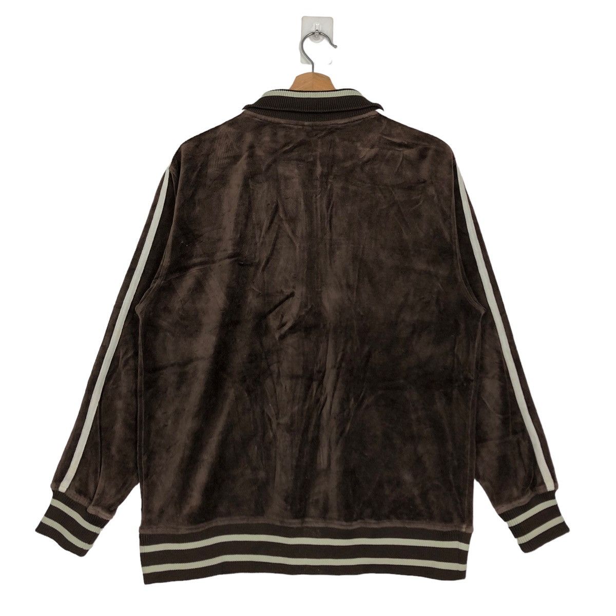 Japanese Brand 🔥90s Vintage Streetwear Velvet Jumper Jacket Vans Skategang Size US M / EU 48-50 / 2 - 8 Thumbnail