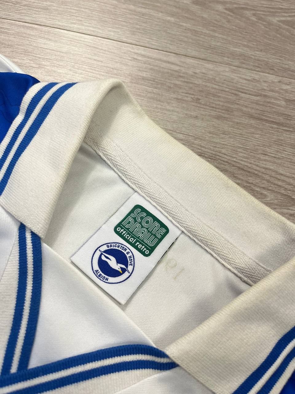 Adidas Brighton Centenary Football Shirt 2001/02 Adults Score Draw Size US L / EU 52-54 / 3 - 4 Thumbnail