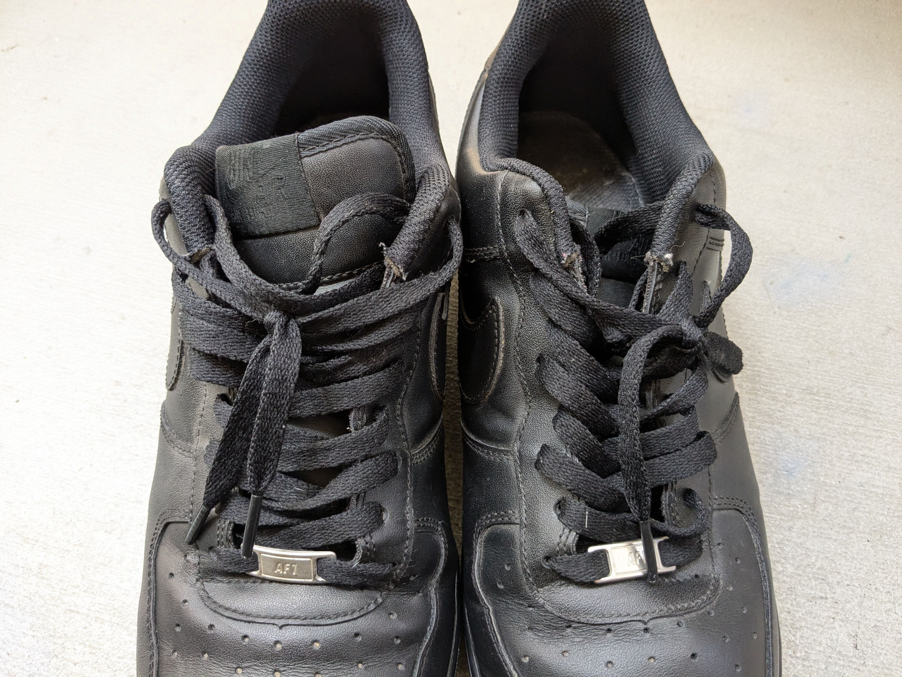 Nike Air Force 1 '07 Triple Black Low Leather 315122-001
