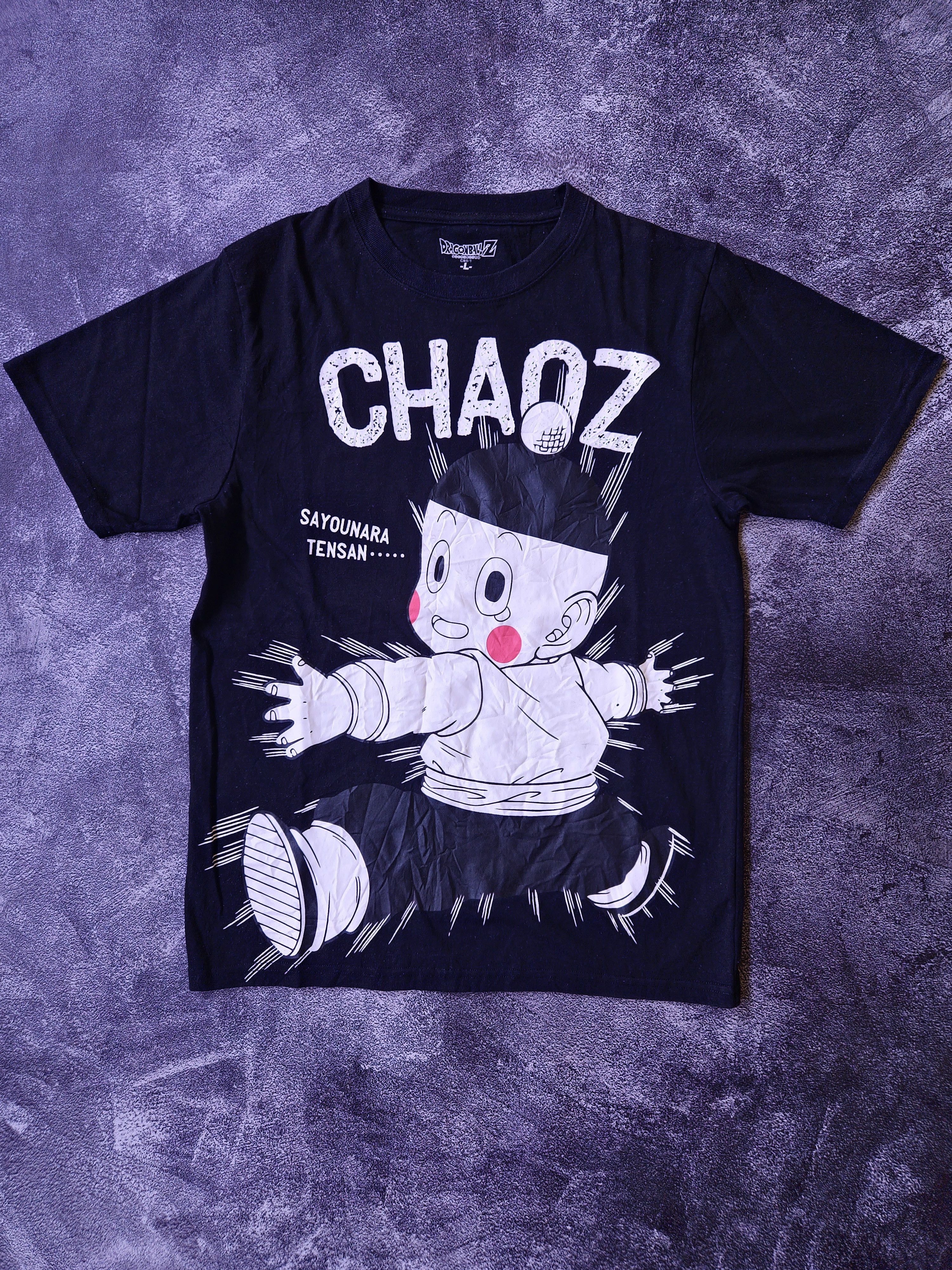 Anime × Japanese Brand Anime Dragonballz T-shirt "Chaoz Sayounara Tensai" Size M Size US M / EU 48-50 / 2 - 1 Thumbnail