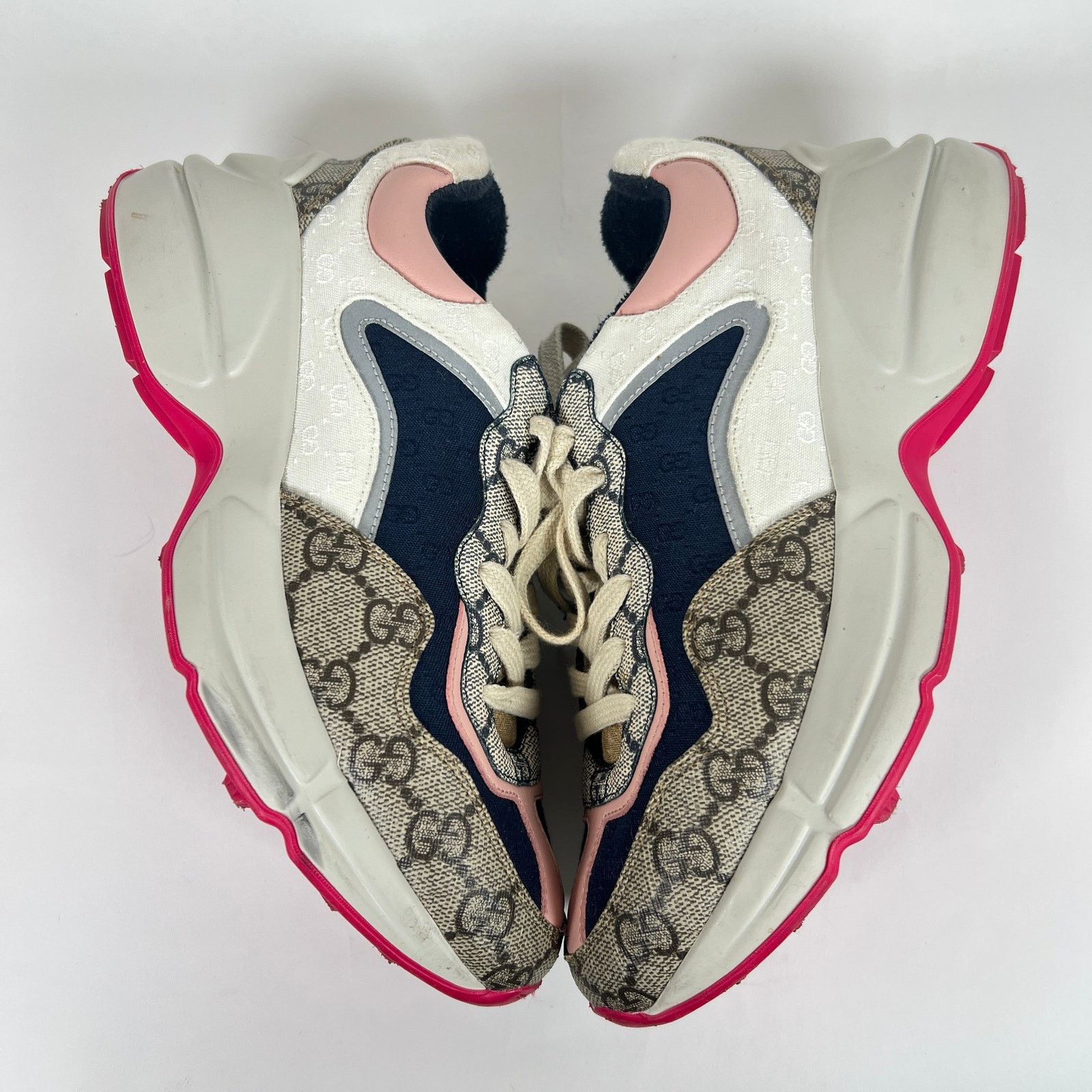 Gucci Gucci Multi Color GG Rhyton Sneaker Size 36 Size US 6 / IT 36 - 4 Thumbnail