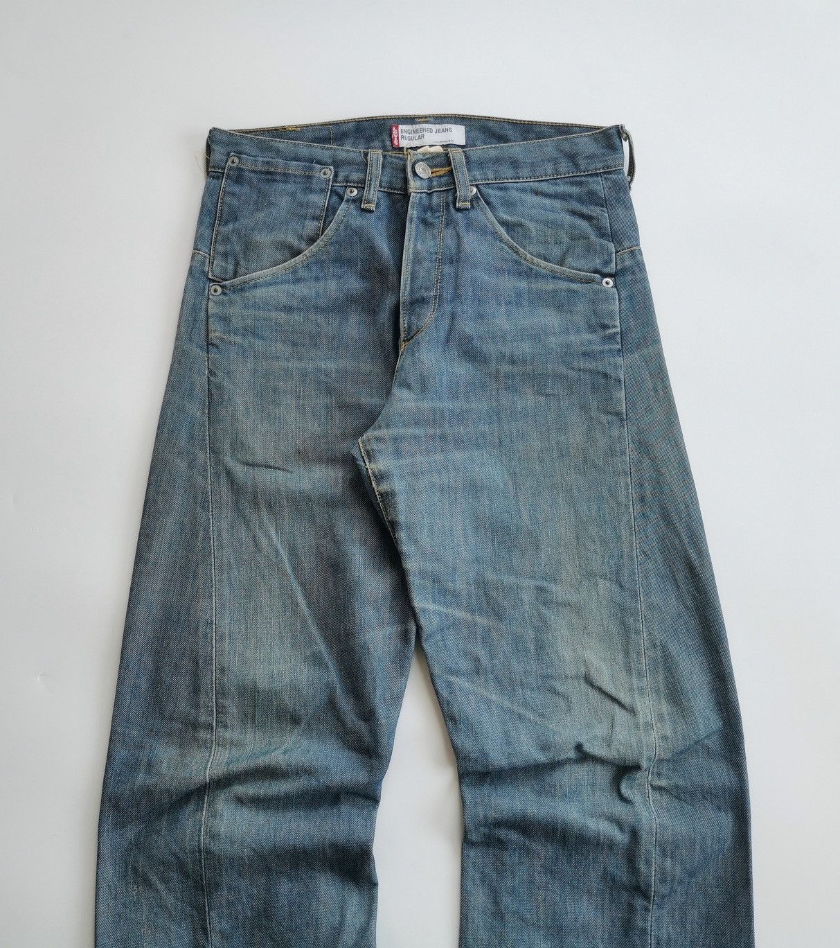 Levi's Vintage Levis Engineered Regular Blue Jeans Size US 29 - 2 Thumbnail